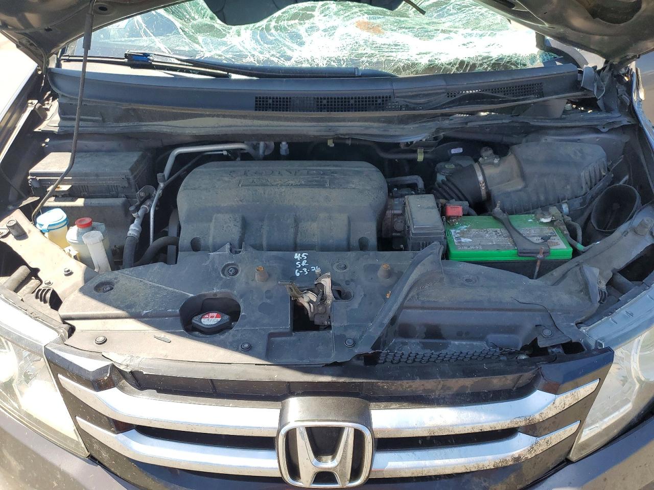 2015 Honda Odyssey Exl Gray vin: 5FNRL5H62FB114581