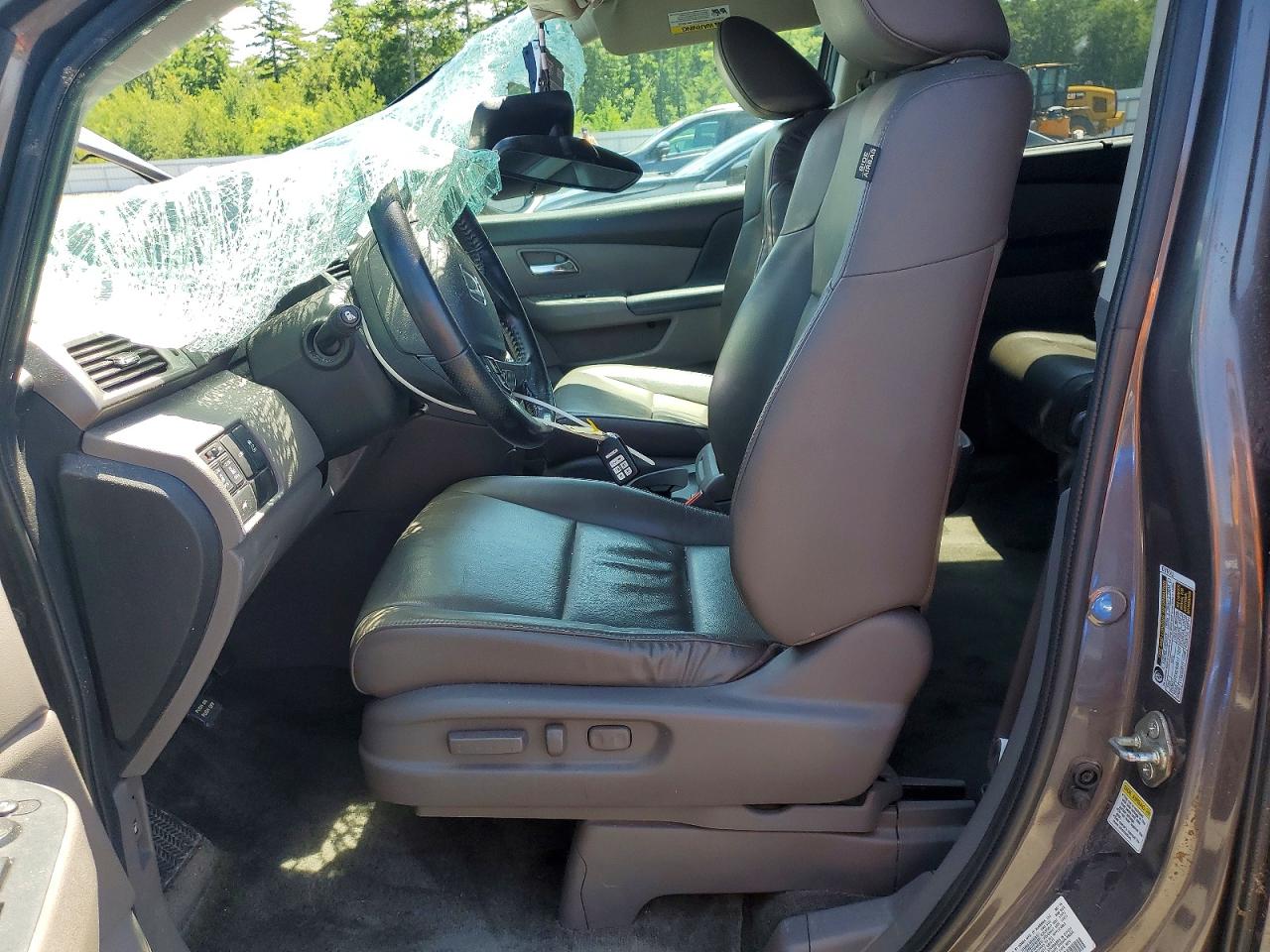 2015 Honda Odyssey Exl Gray vin: 5FNRL5H62FB114581