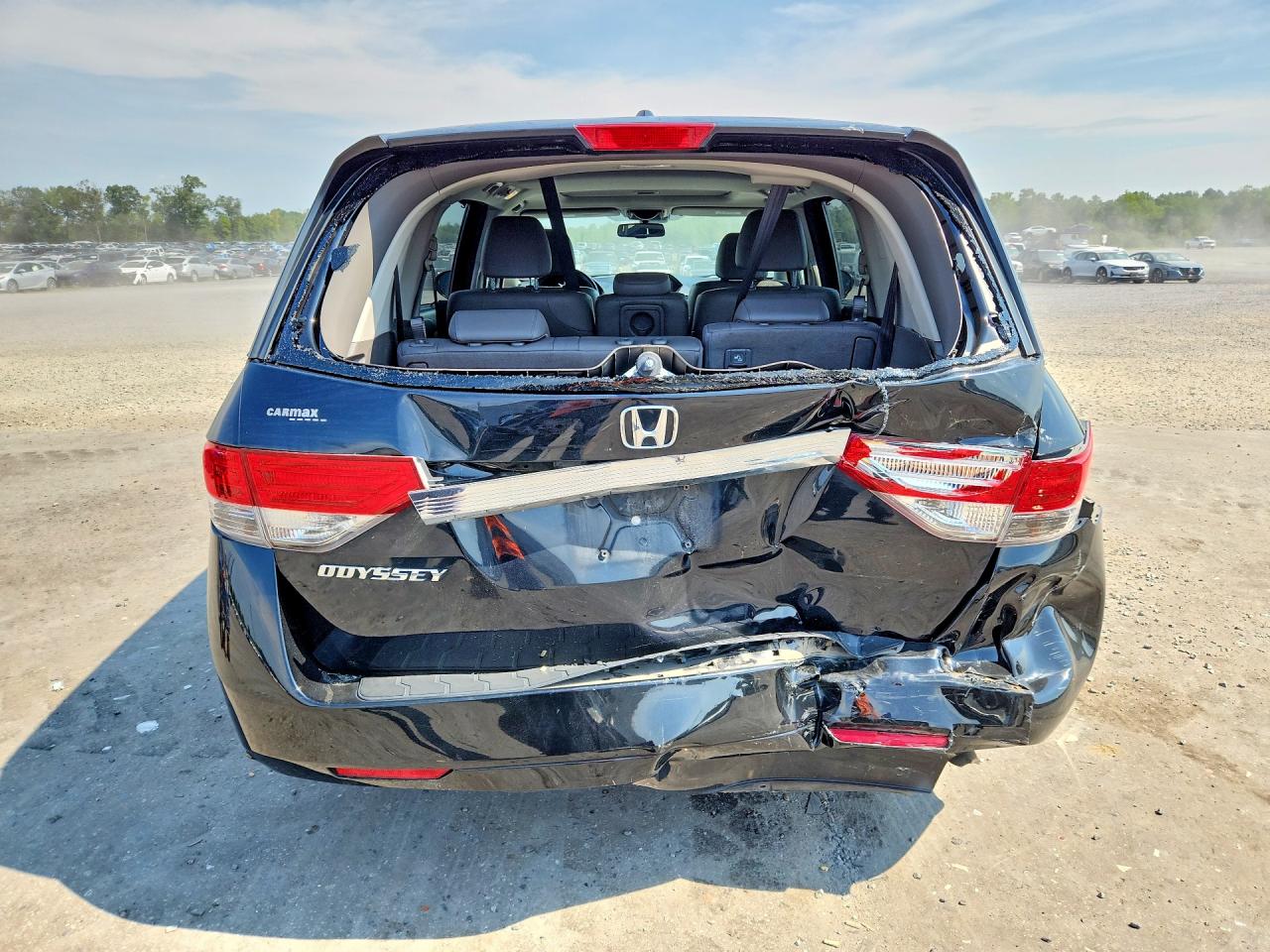 2015 Honda Odyssey Exl Black vin: 5FNRL5H62FB117786