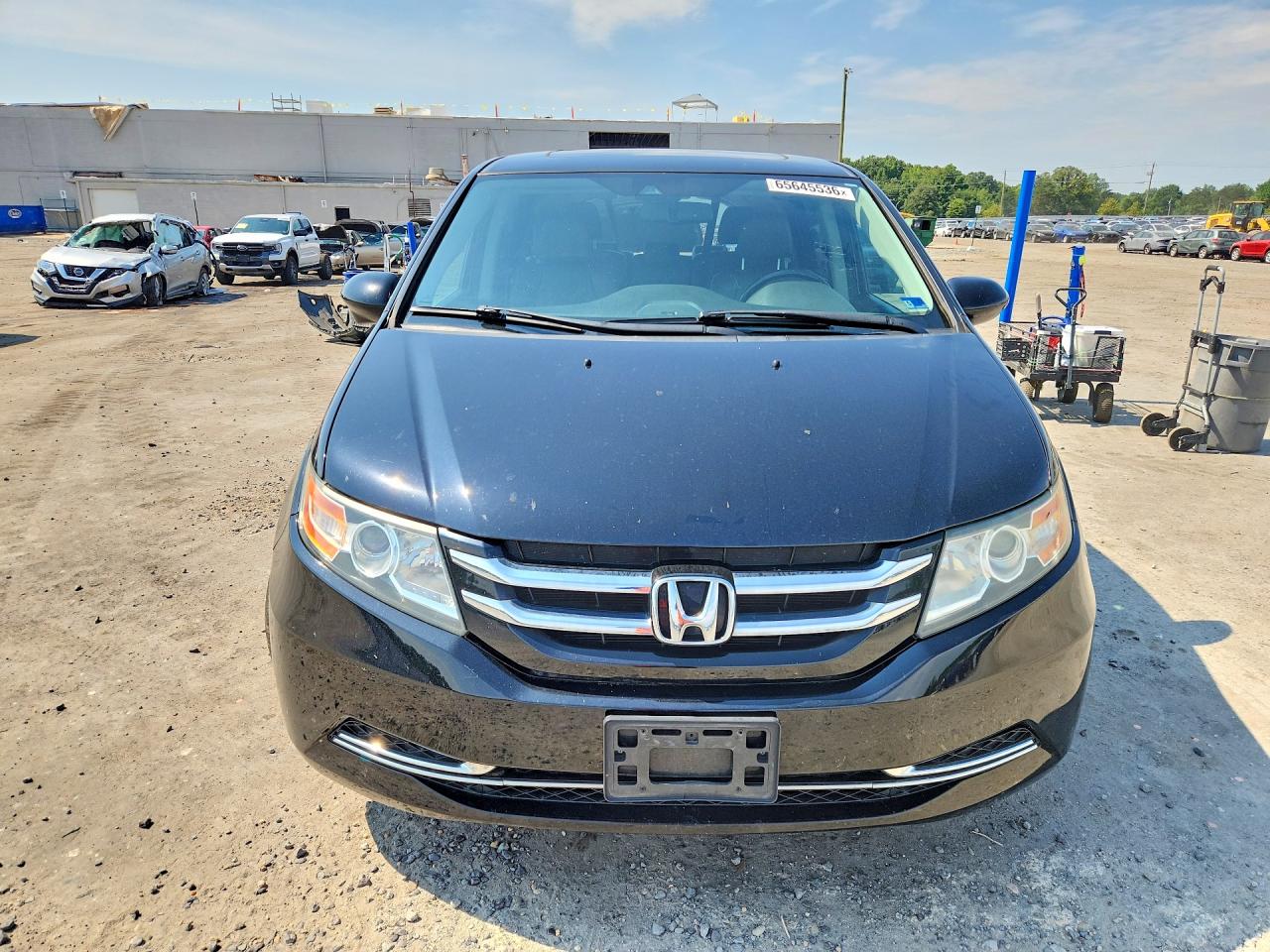 2015 Honda Odyssey Exl Black vin: 5FNRL5H62FB117786