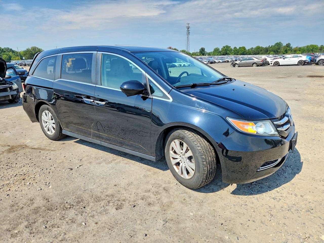 2015 Honda Odyssey Exl Black vin: 5FNRL5H62FB117786