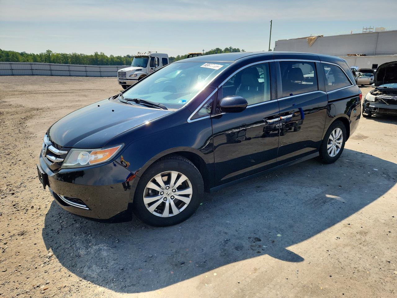 2015 Honda Odyssey Exl Black vin: 5FNRL5H62FB117786
