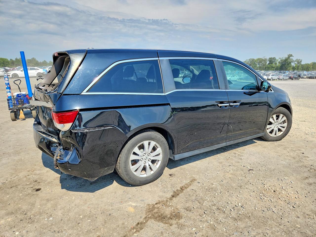 2015 Honda Odyssey Exl Black vin: 5FNRL5H62FB117786