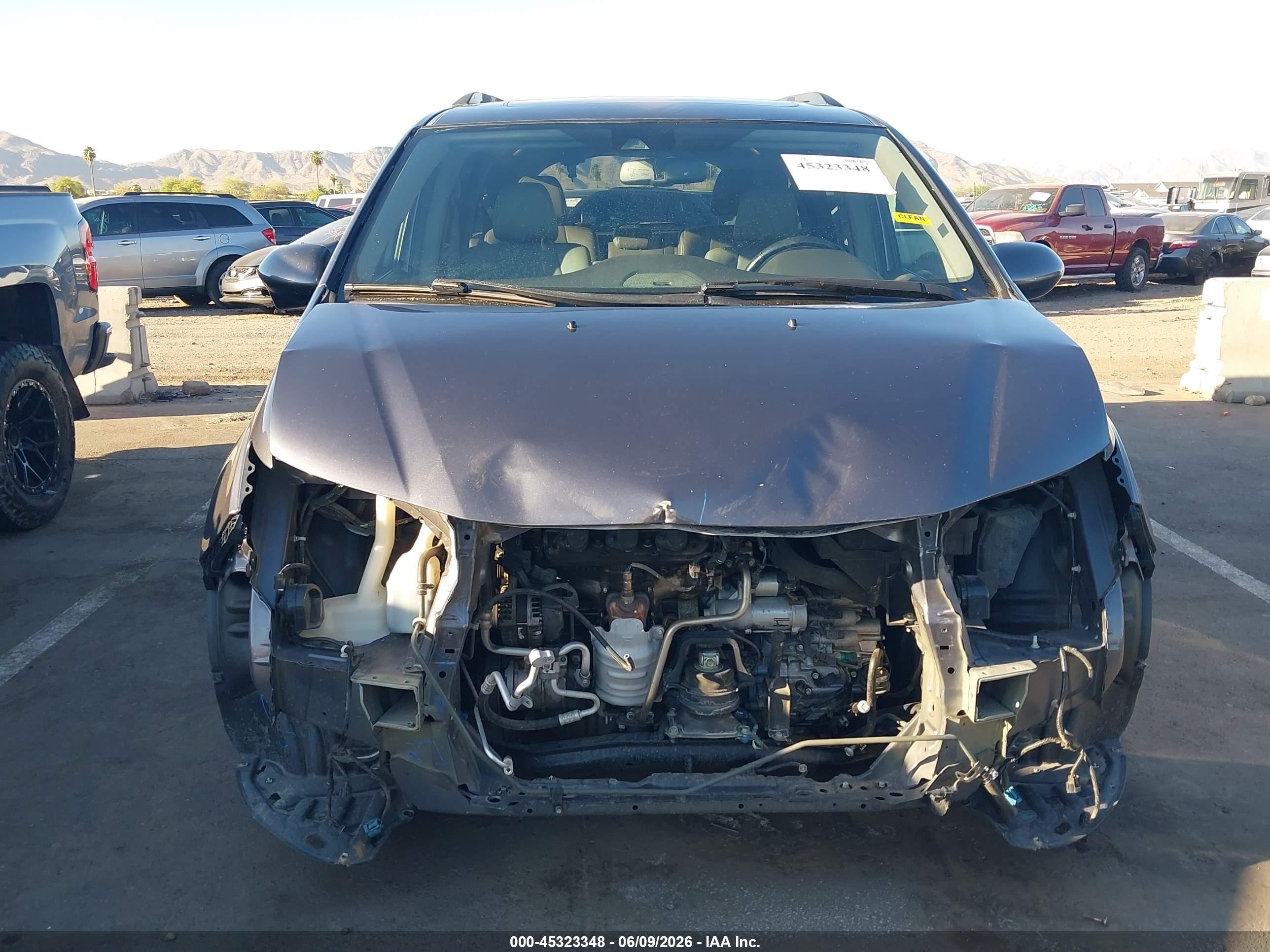 2016 Honda Odyssey Ex-l Серый vin: 5FNRL5H62GB007029
