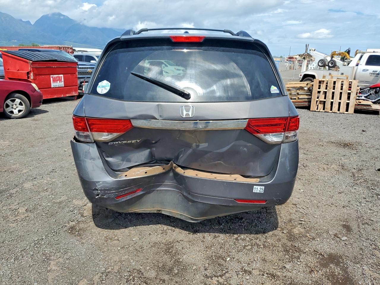 2016 Honda Odyssey Серый vin: 5FNRL5H62GB079297