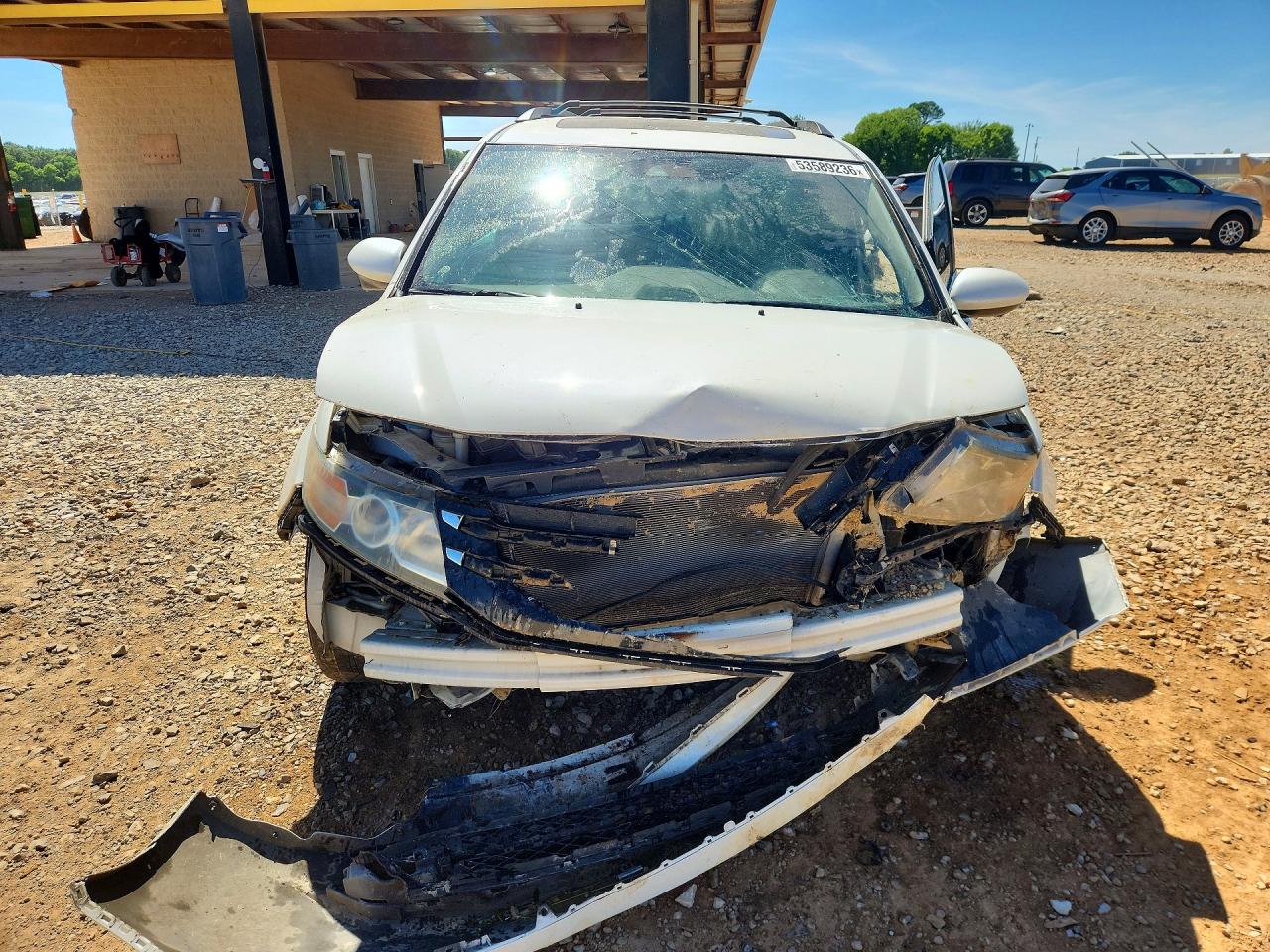 2016 Honda Odyssey Exl White vin: 5FNRL5H62GB093622
