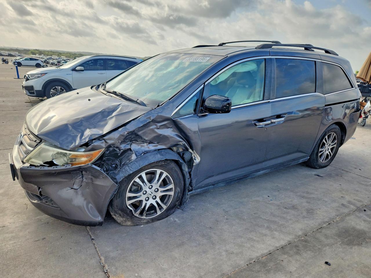 2011 Honda Odyssey Exl Gray vin: 5FNRL5H63BB002981