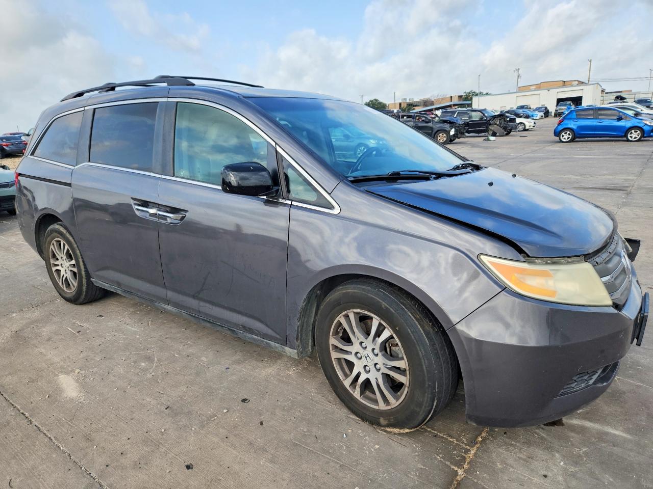 2011 Honda Odyssey Exl Gray vin: 5FNRL5H63BB002981