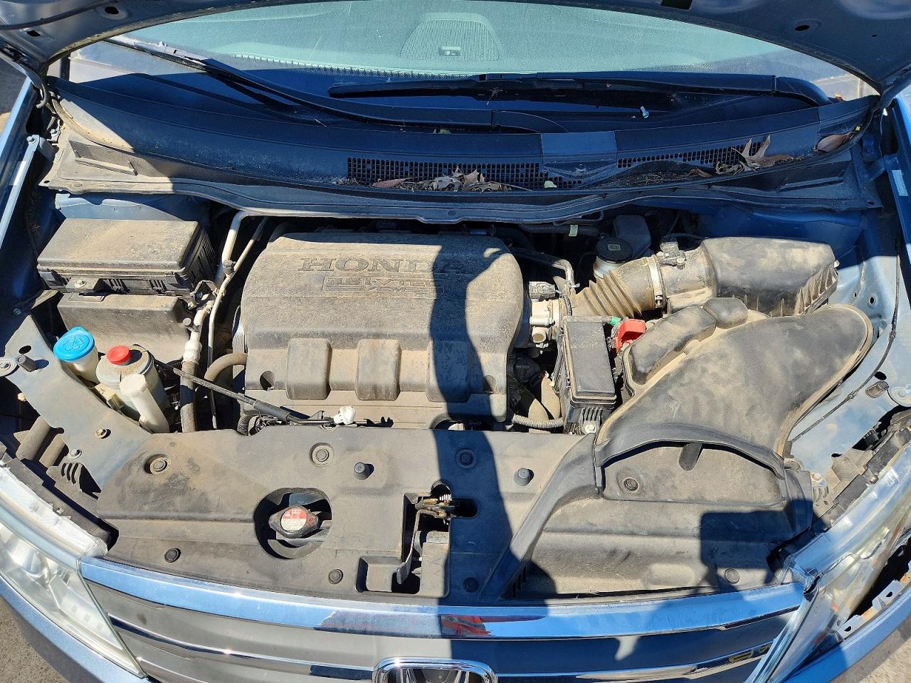 2011 Honda Odyssey Exl Blue vin: 5FNRL5H63BB012927