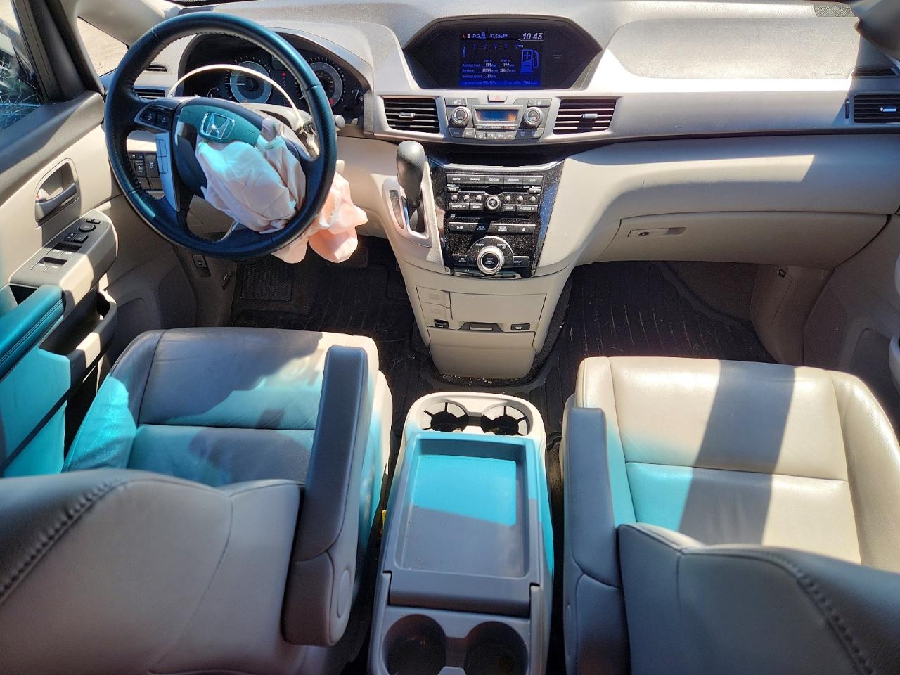 2011 Honda Odyssey Exl Blue vin: 5FNRL5H63BB012927