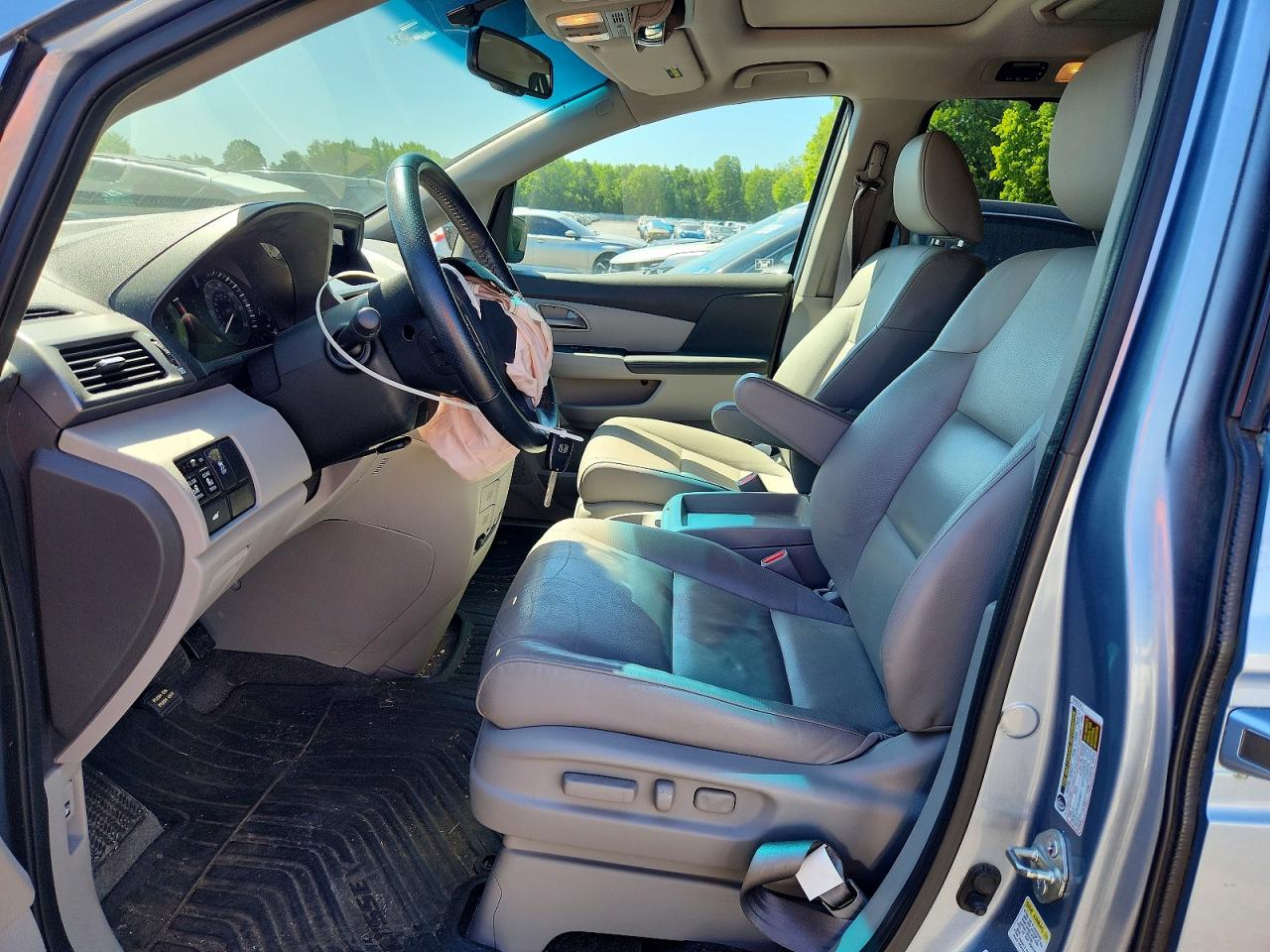 2011 Honda Odyssey Exl Blue vin: 5FNRL5H63BB012927