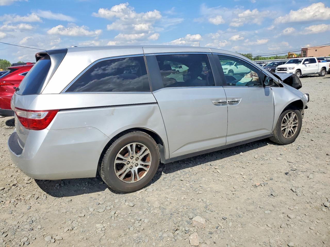 2011 Honda Odyssey Exl Silver vin: 5FNRL5H63BB016038