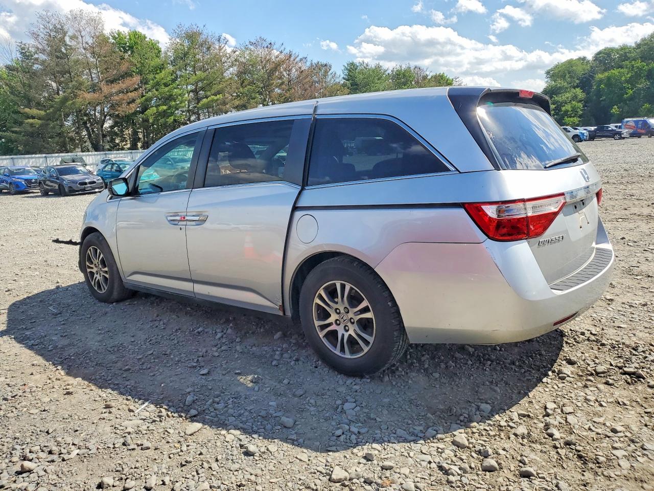 2011 Honda Odyssey Exl Silver vin: 5FNRL5H63BB016038