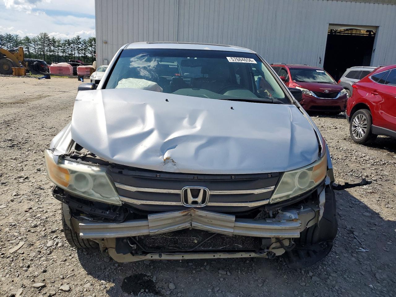 2011 Honda Odyssey Exl Silver vin: 5FNRL5H63BB016038