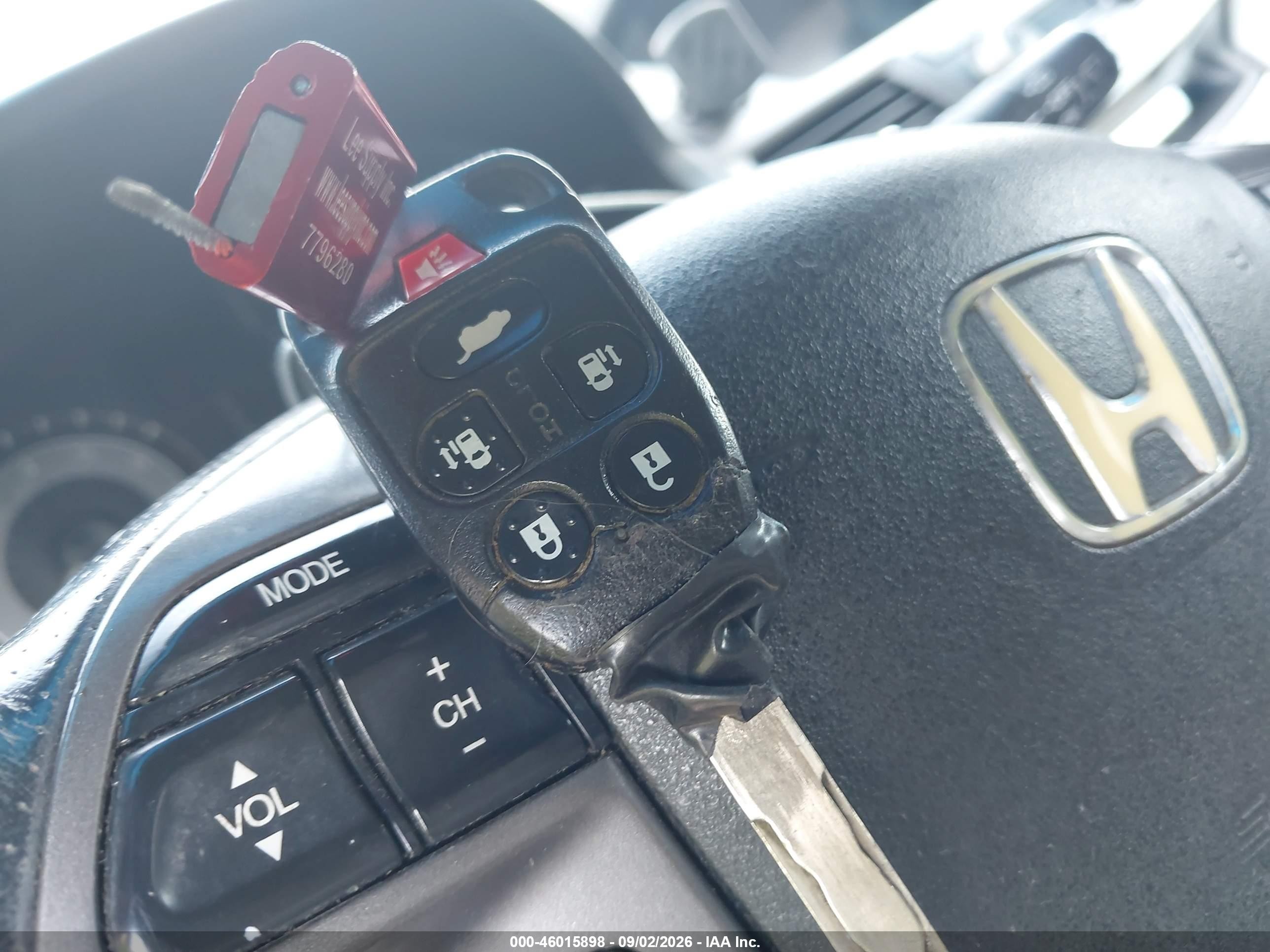2011 Honda Odyssey Ex-l Черный vin: 5FNRL5H63BB028898