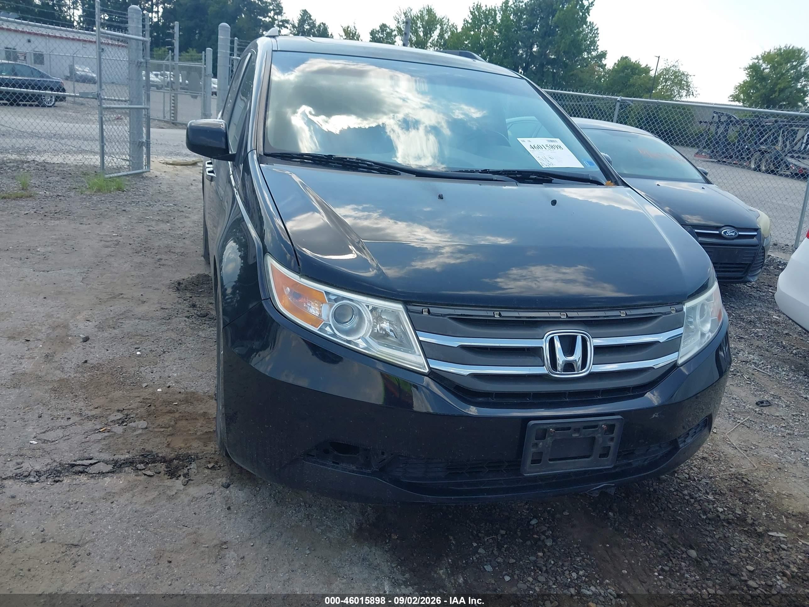2011 Honda Odyssey Ex-l Черный vin: 5FNRL5H63BB028898