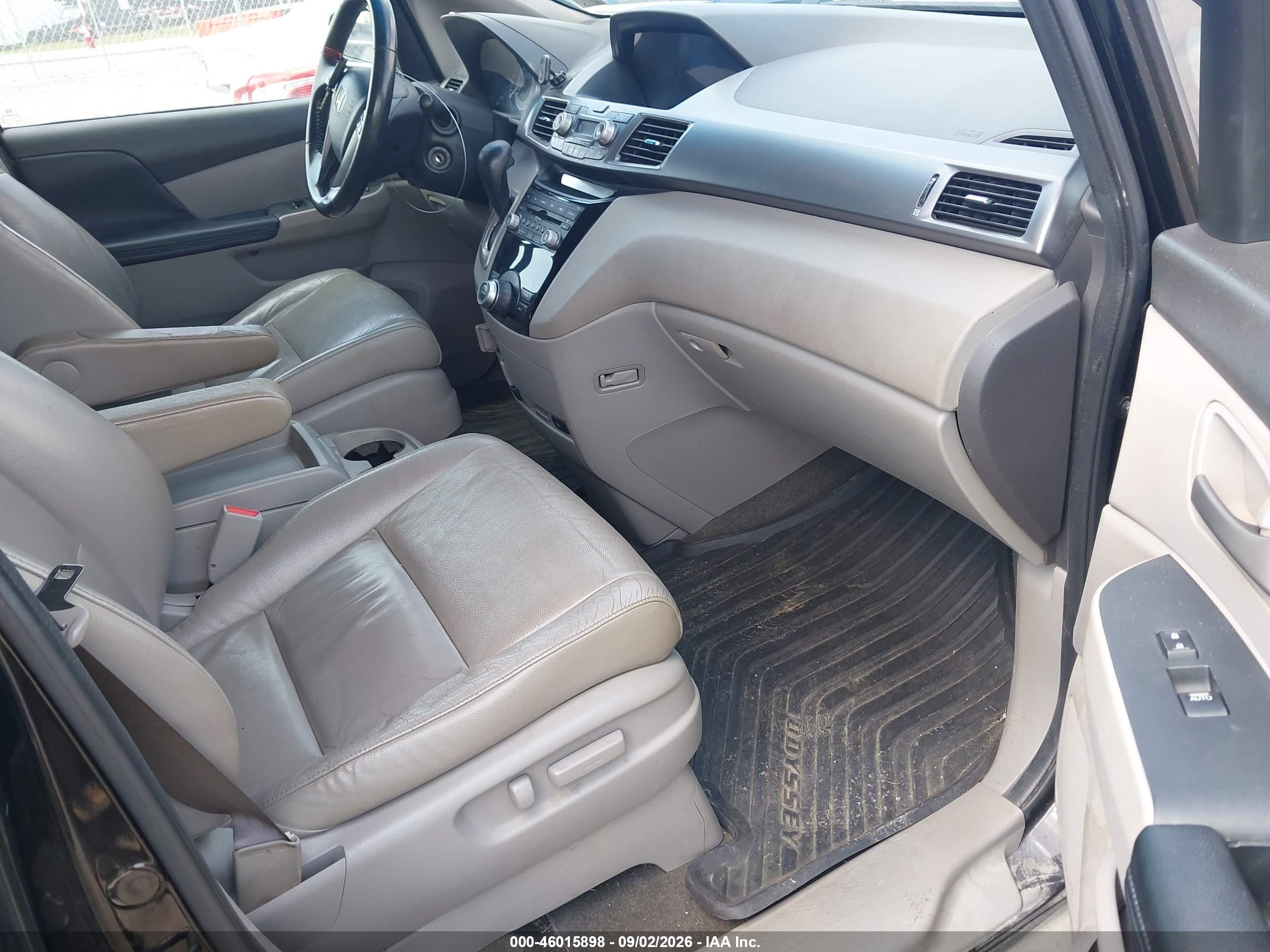 2011 Honda Odyssey Ex-l Черный vin: 5FNRL5H63BB028898
