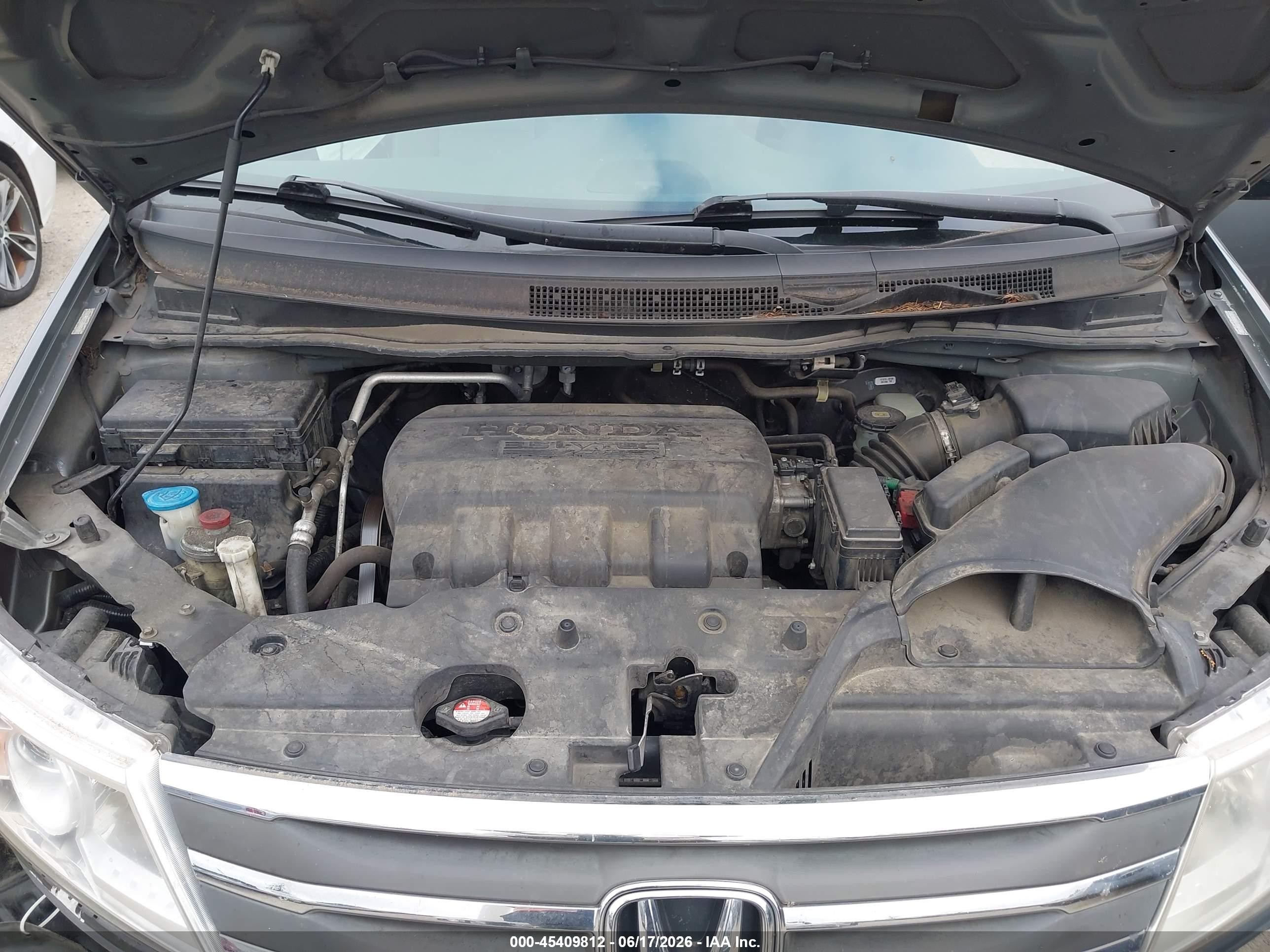 2011 Honda Odyssey Ex-l Gray vin: 5FNRL5H63BB031607
