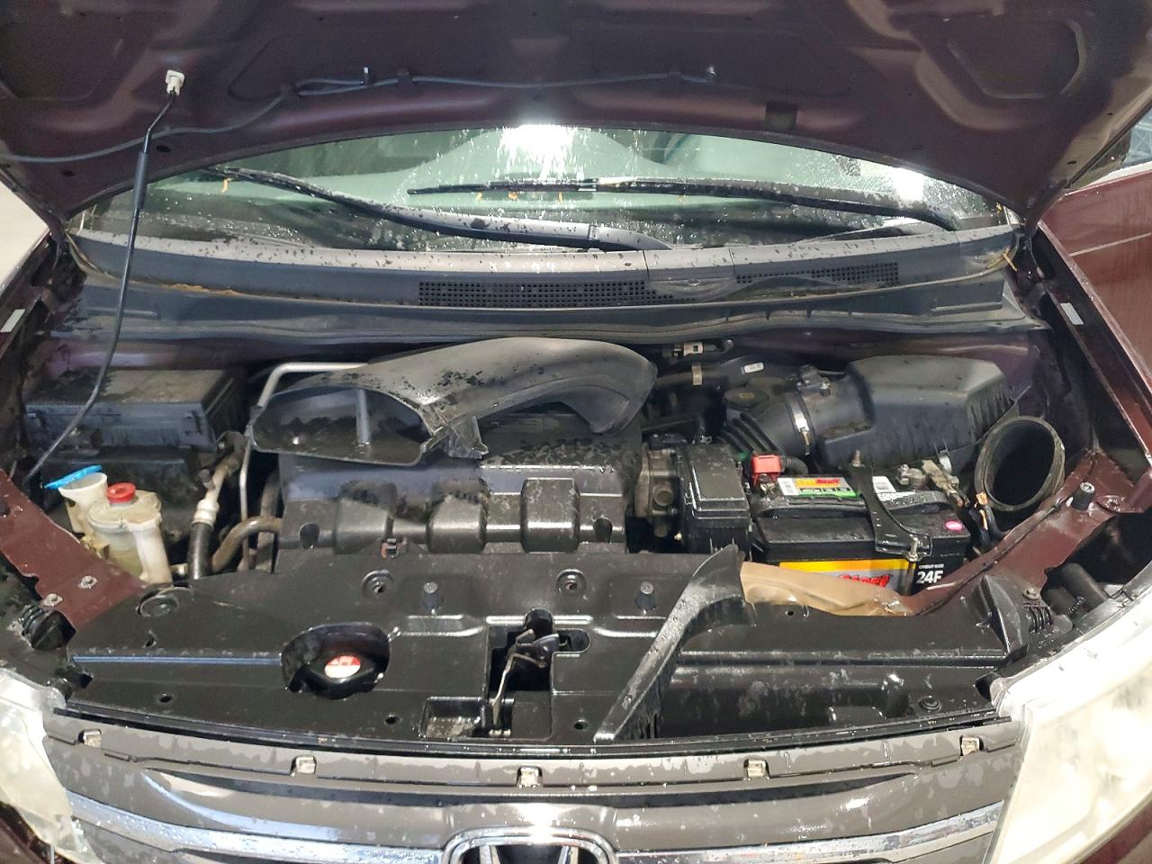 2011 Honda Odyssey Exl Burgundy vin: 5FNRL5H63BB031994