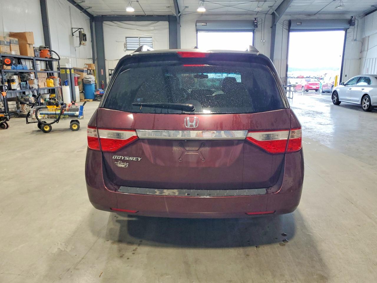 2011 Honda Odyssey Exl Burgundy vin: 5FNRL5H63BB031994