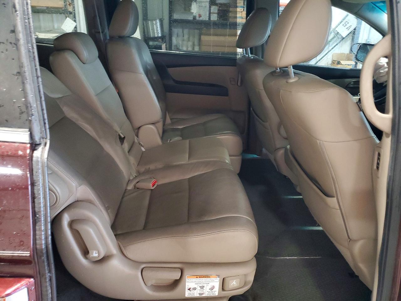 2011 Honda Odyssey Exl Burgundy vin: 5FNRL5H63BB031994