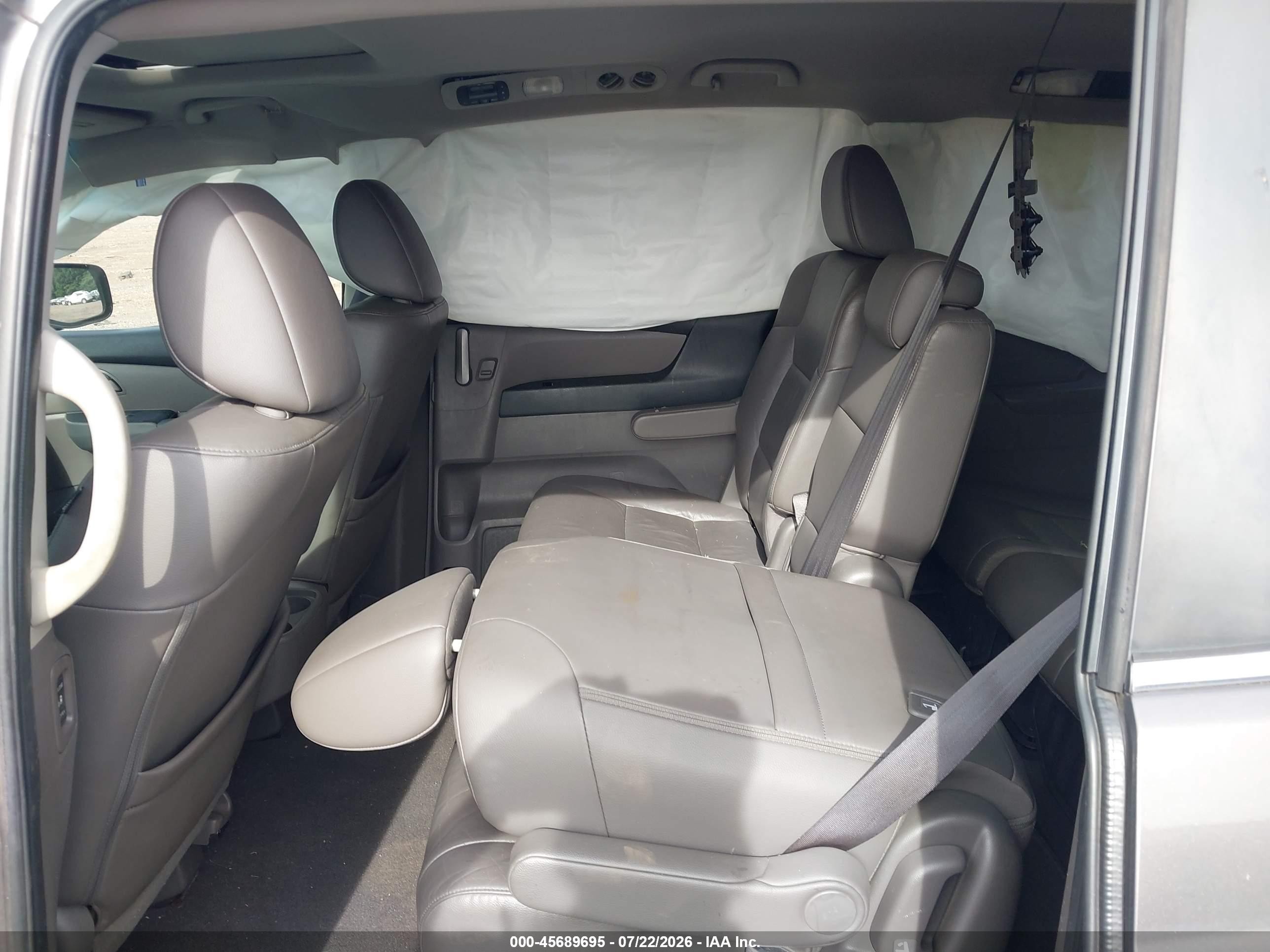 2011 Honda Odyssey Ex-l Gray vin: 5FNRL5H63BB054286