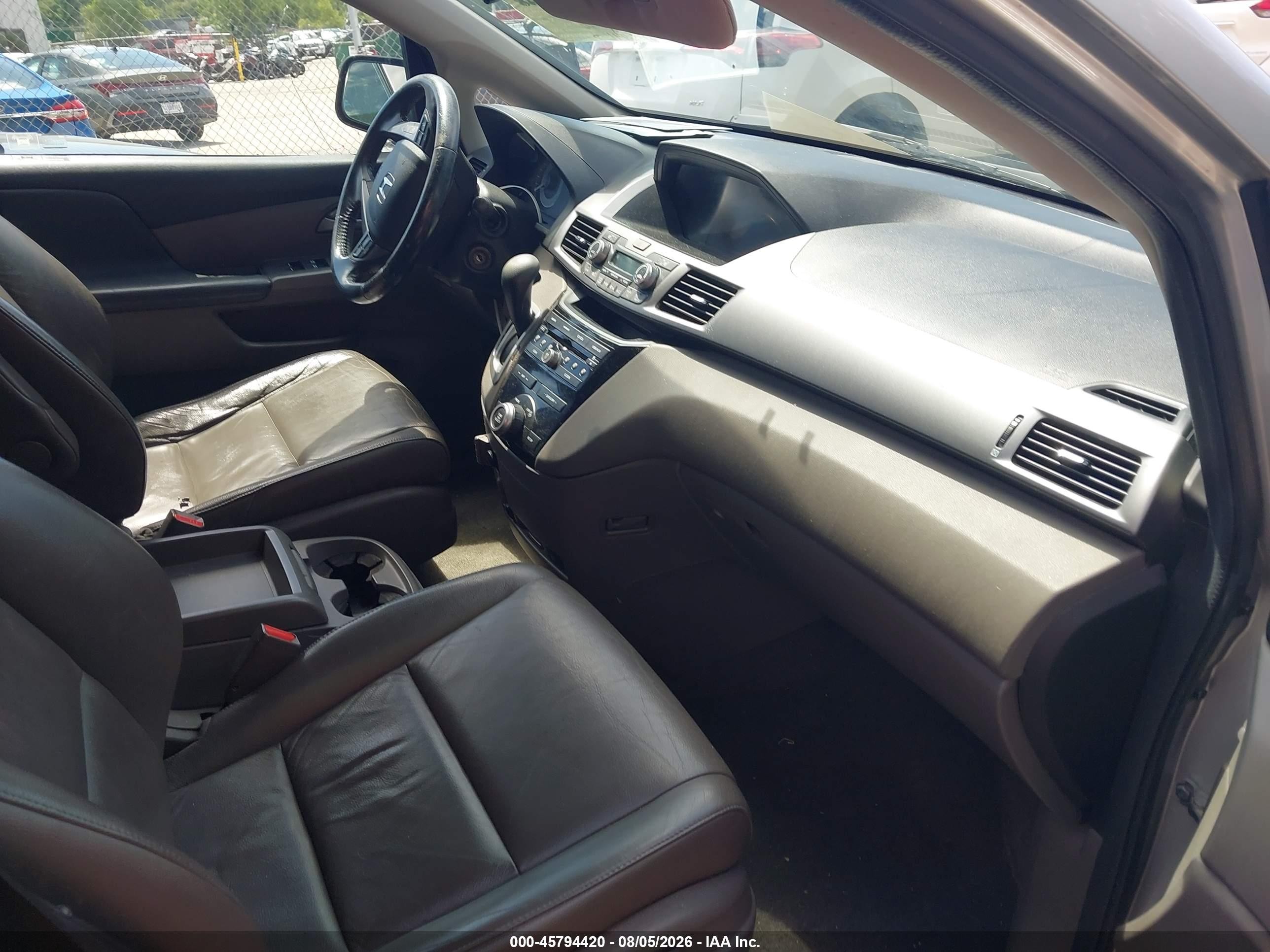 2011 Honda Odyssey Ex-l Silver vin: 5FNRL5H63BB058712