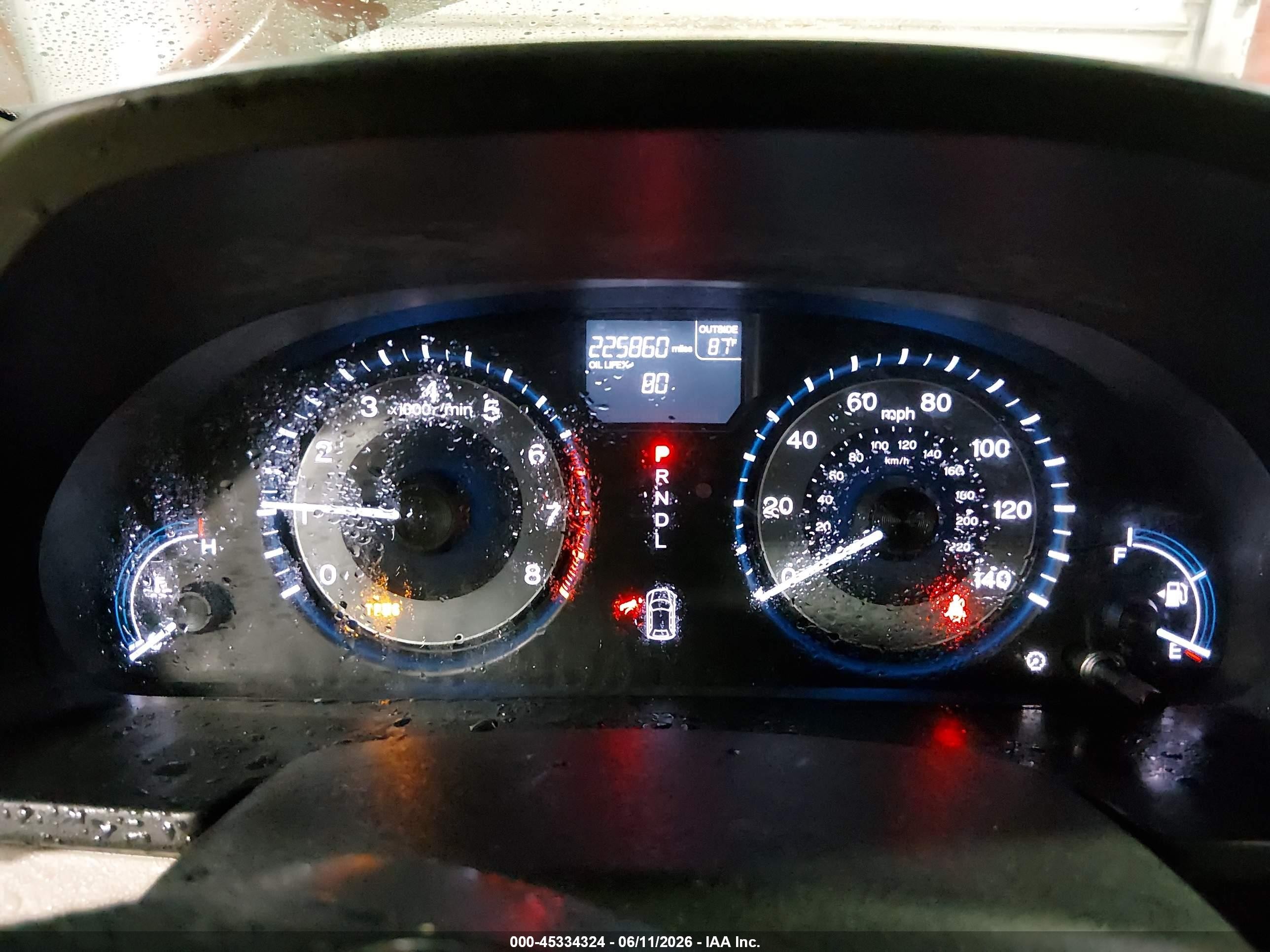 2011 Honda Odyssey Ex-l Maroon vin: 5FNRL5H63BB065398