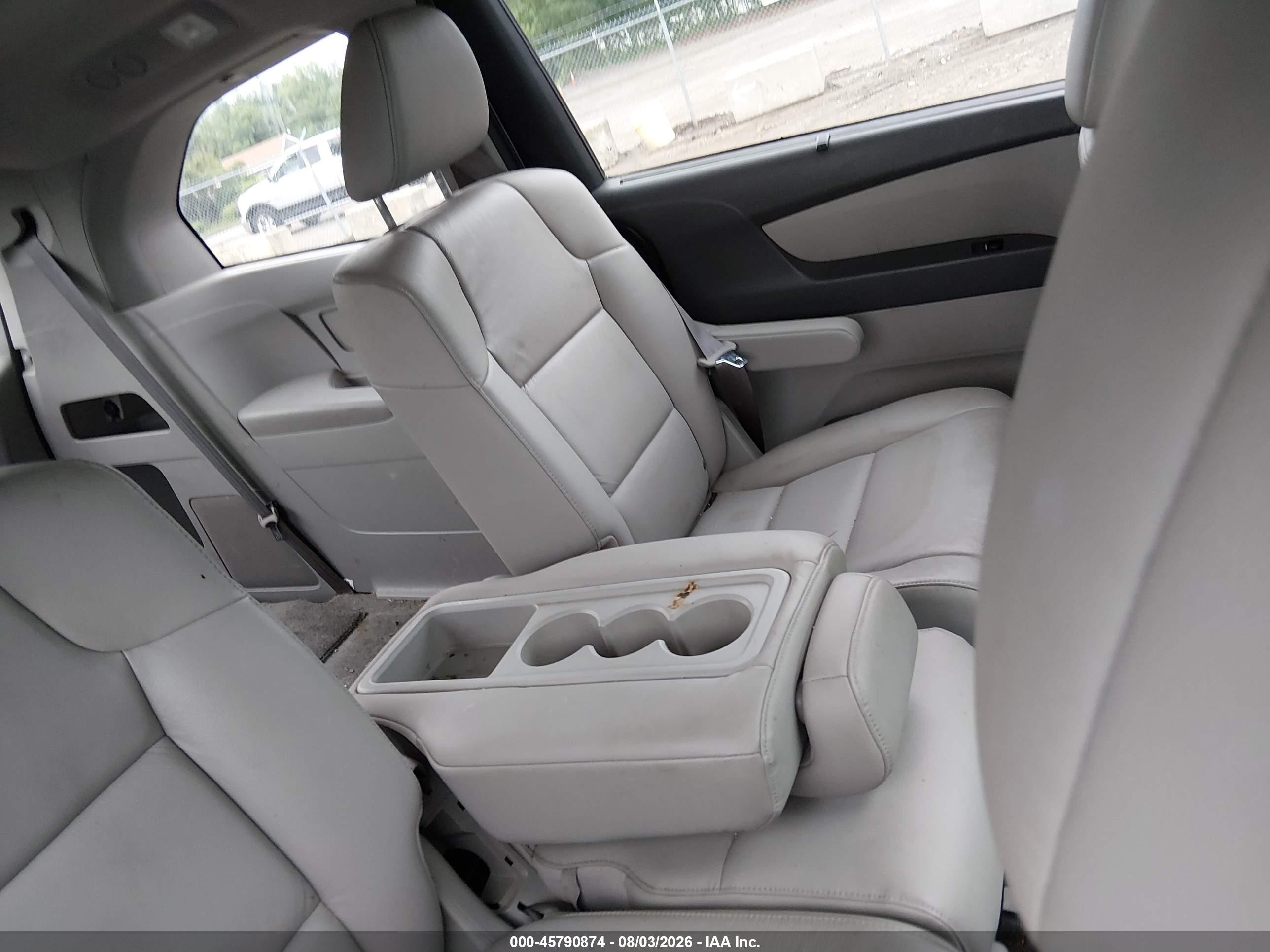 2011 Honda Odyssey Ex-l Gray vin: 5FNRL5H63BB068429