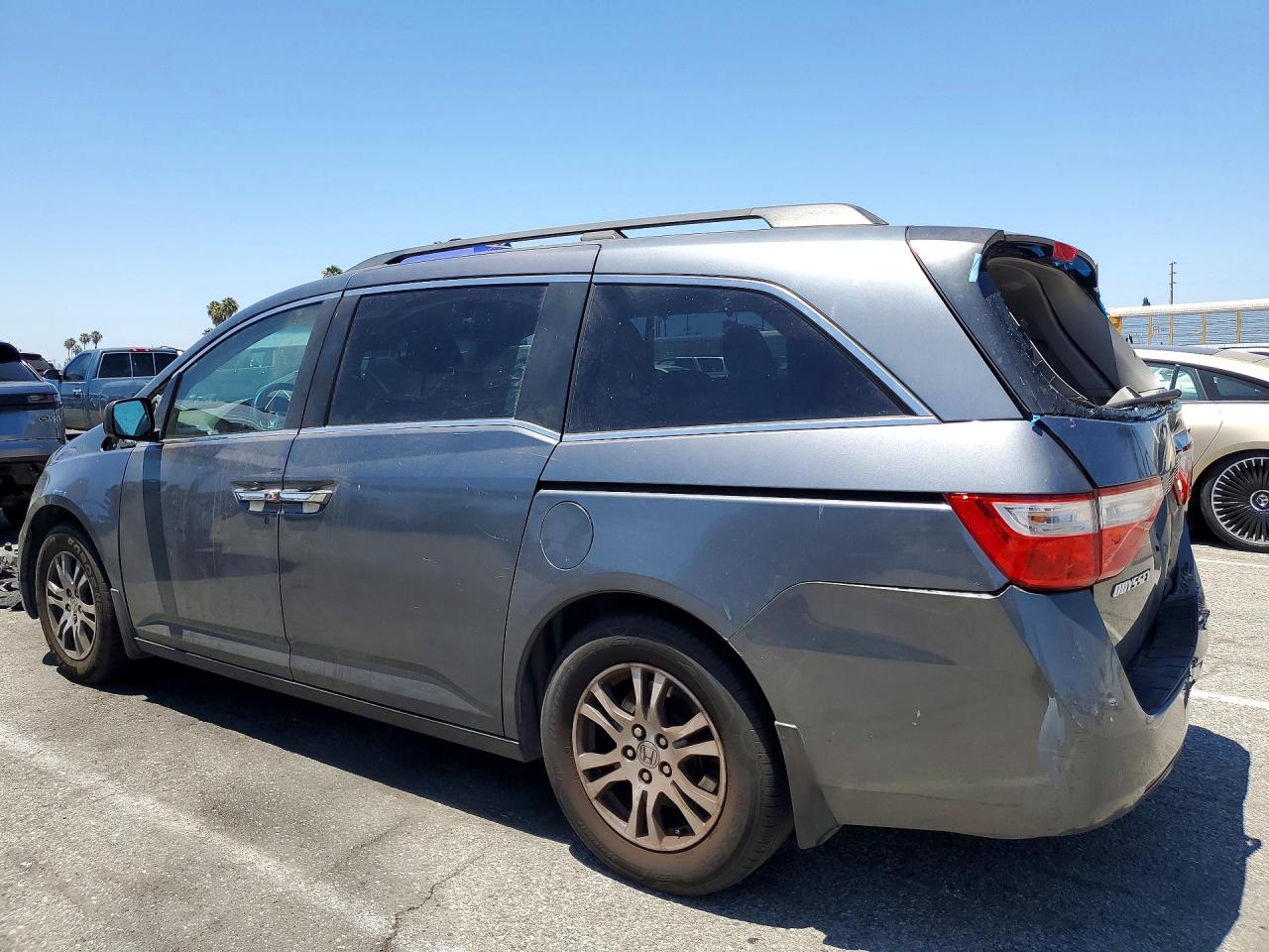 2011 Honda Odyssey Exl Gray vin: 5FNRL5H63BB085358