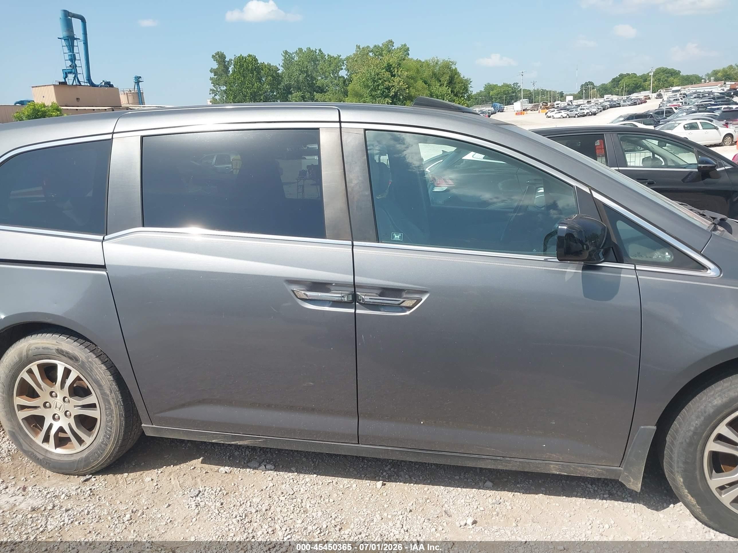 2011 Honda Odyssey Ex-l Gray vin: 5FNRL5H63BB085392