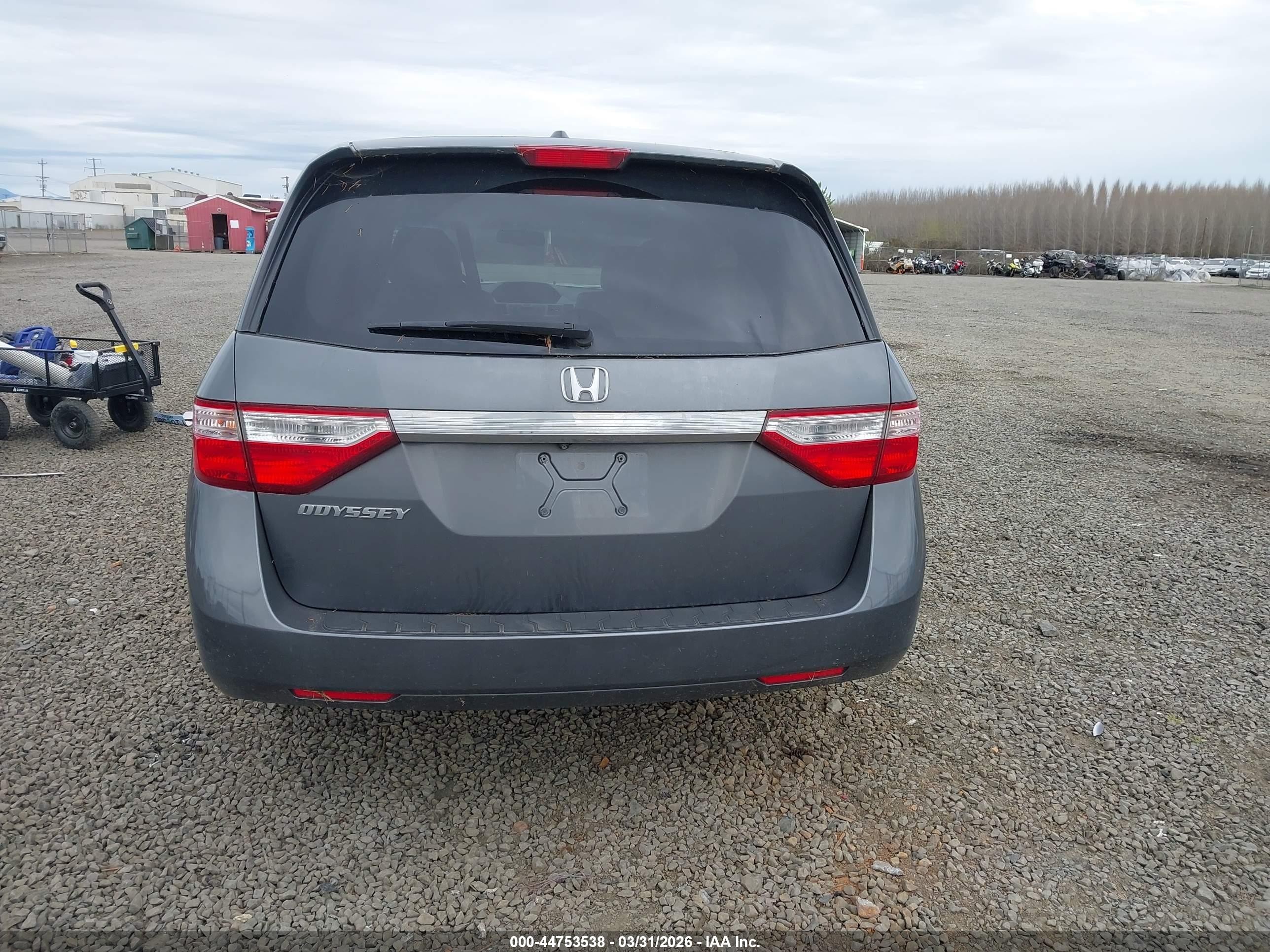 2011 Honda Odyssey Ex-l Серый vin: 5FNRL5H63BB086171