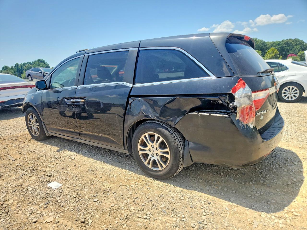 2012 Honda Odyssey Exl Black vin: 5FNRL5H63CB006790
