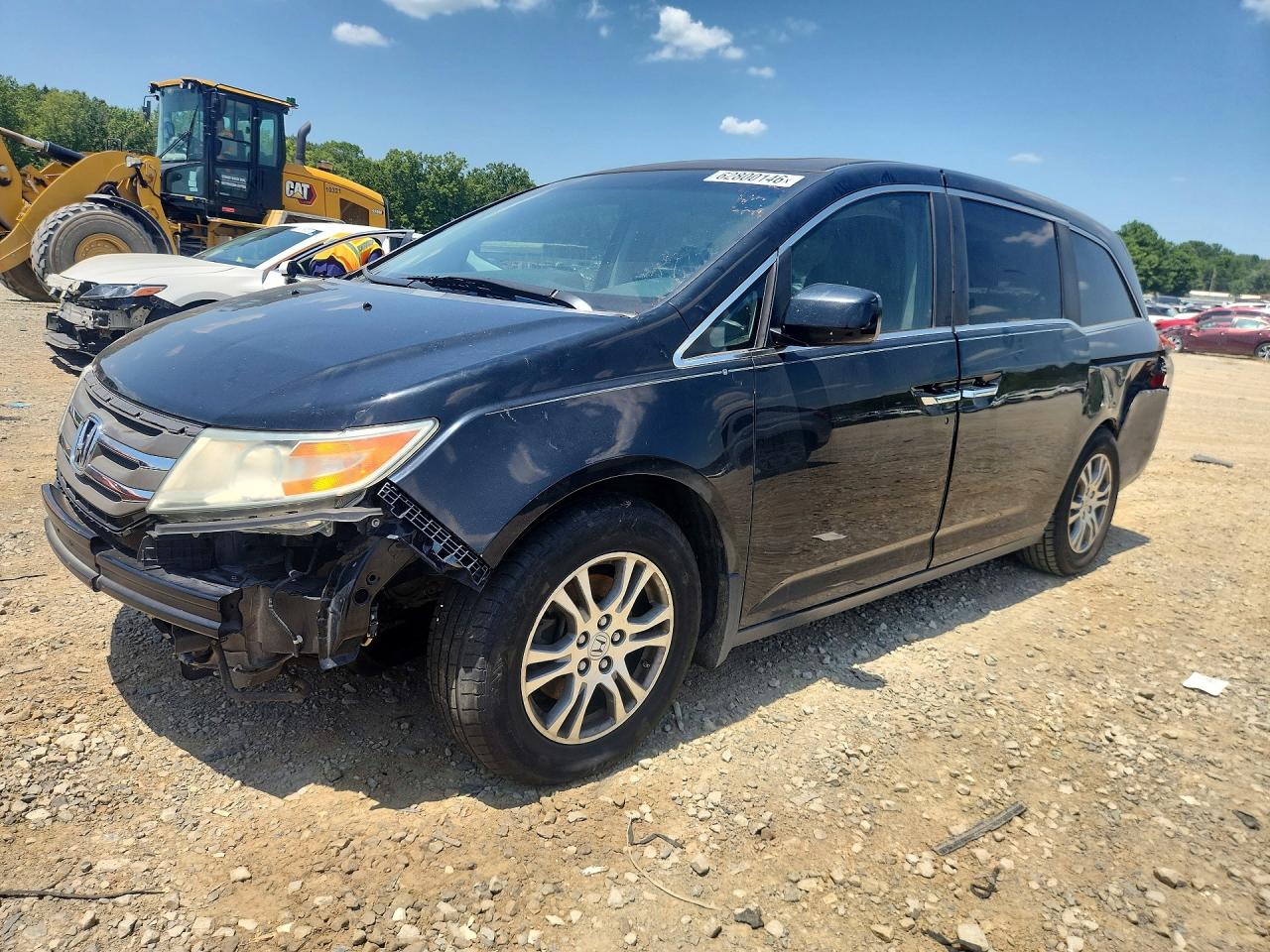 2012 Honda Odyssey Exl Black vin: 5FNRL5H63CB006790
