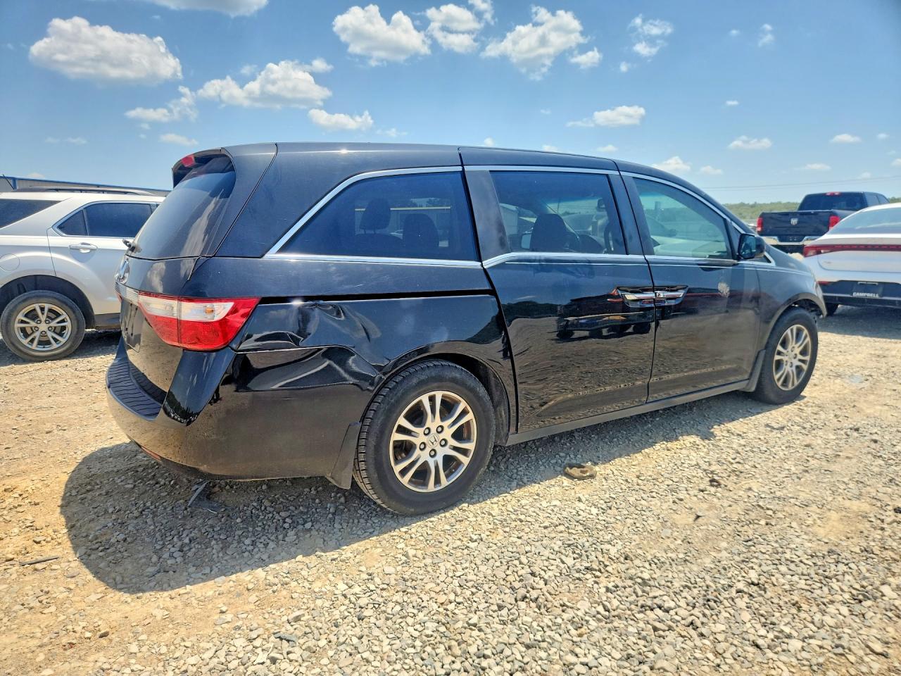 2012 Honda Odyssey Exl Black vin: 5FNRL5H63CB006790
