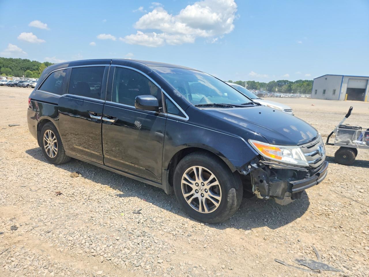 2012 Honda Odyssey Exl Black vin: 5FNRL5H63CB006790