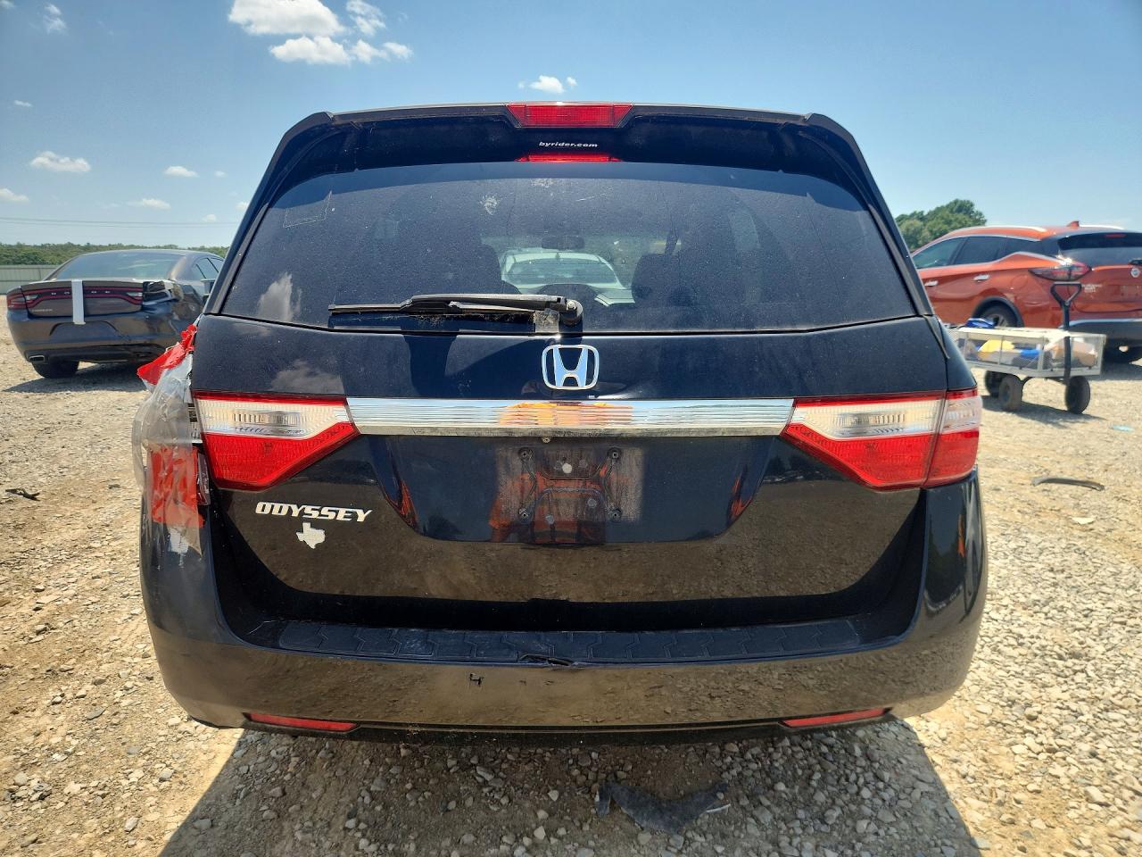2012 Honda Odyssey Exl Black vin: 5FNRL5H63CB006790