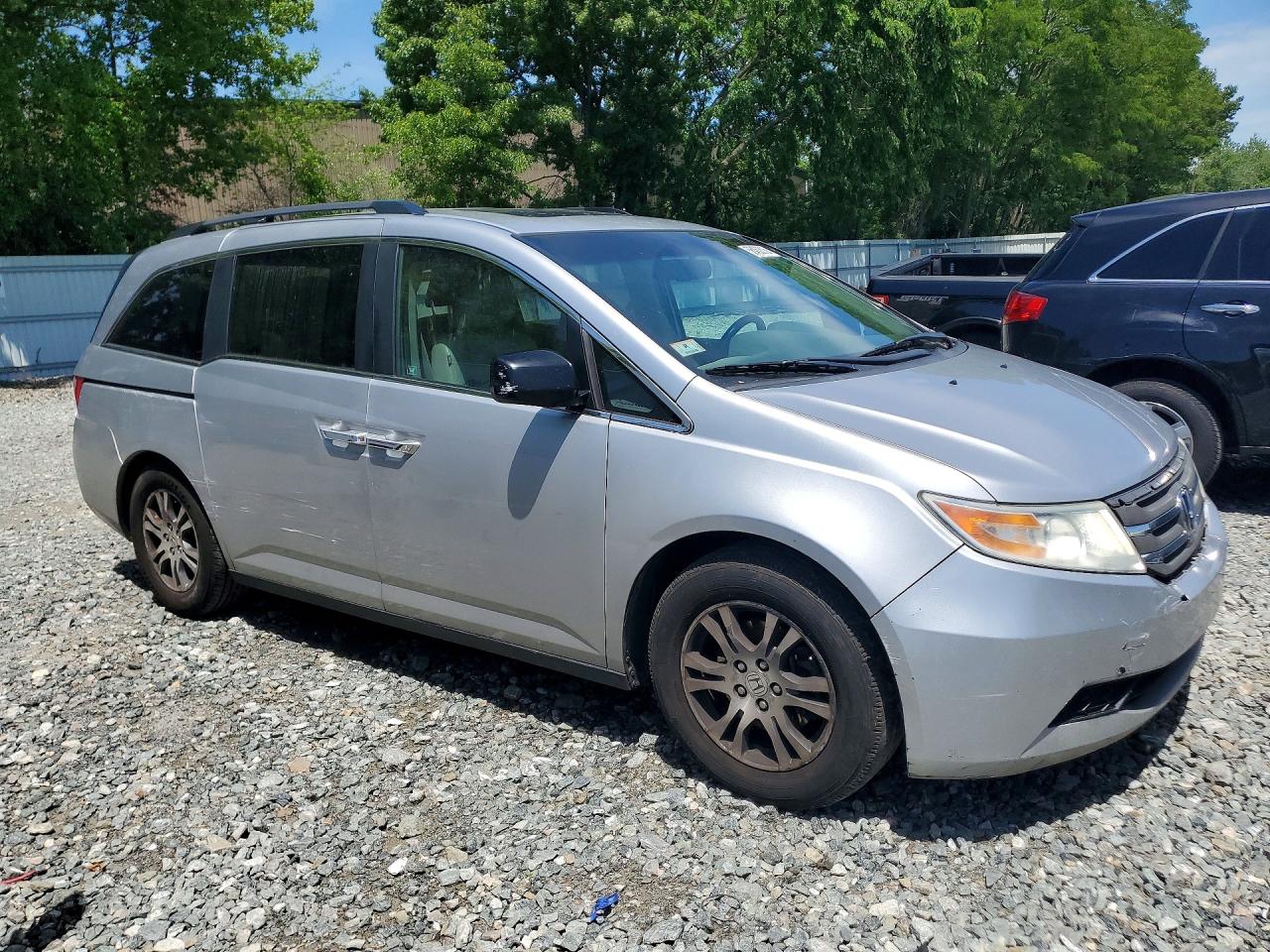 2012 Honda Odyssey Exl Серебряный vin: 5FNRL5H63CB010936