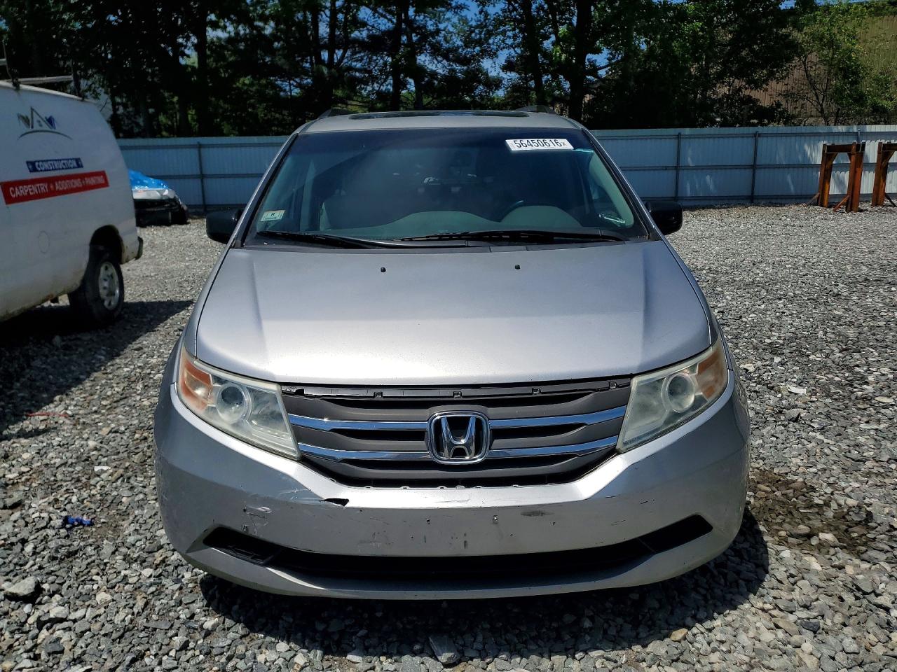 2012 Honda Odyssey Exl Серебряный vin: 5FNRL5H63CB010936