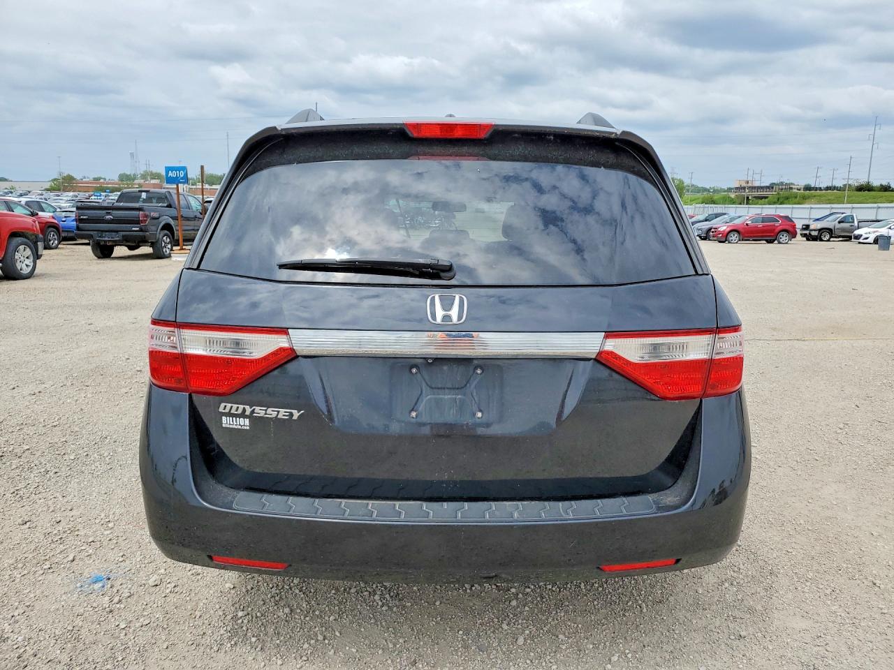 2012 Honda Odyssey Exl Black vin: 5FNRL5H63CB011293