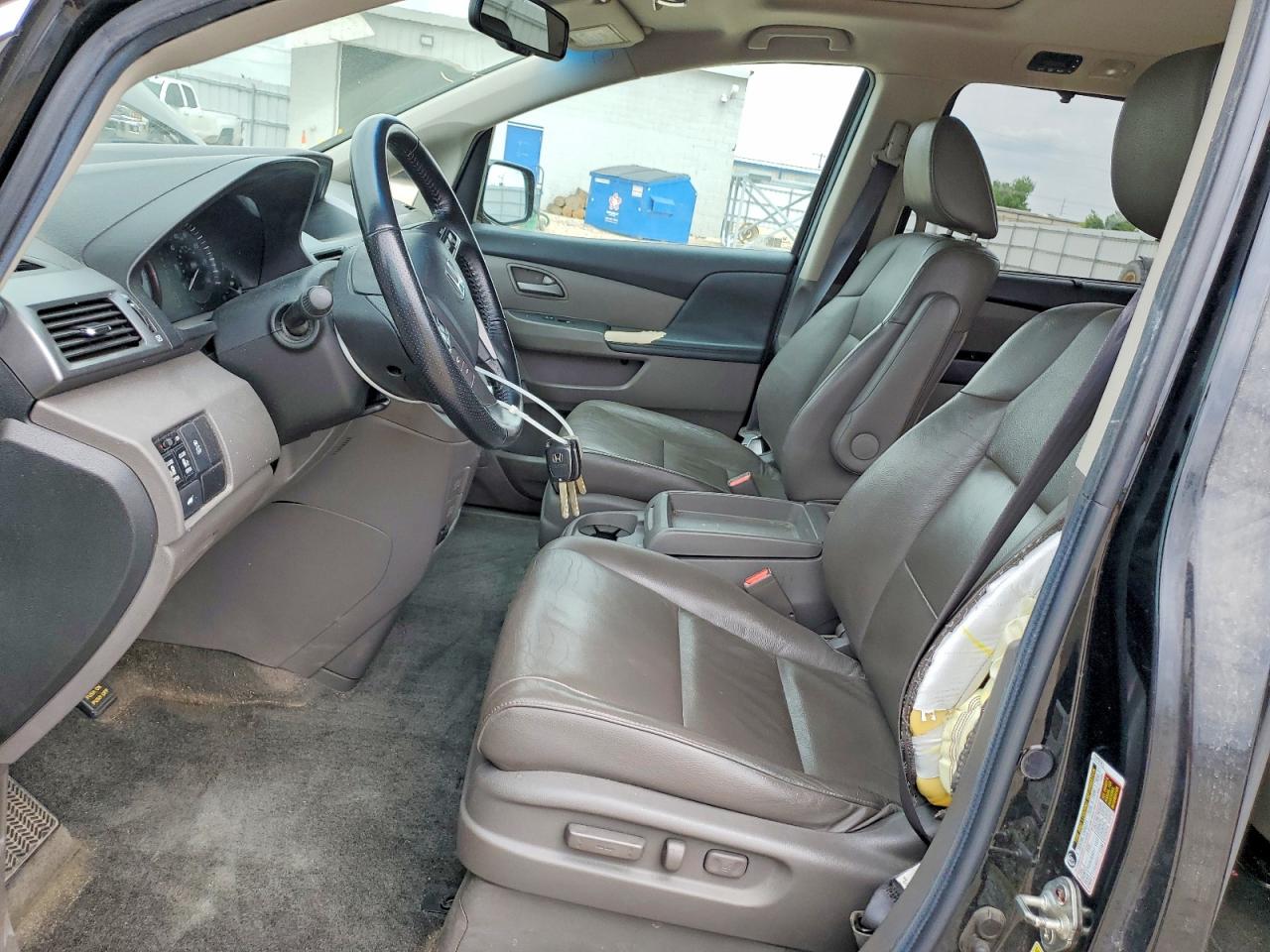 2012 Honda Odyssey Exl Black vin: 5FNRL5H63CB011293