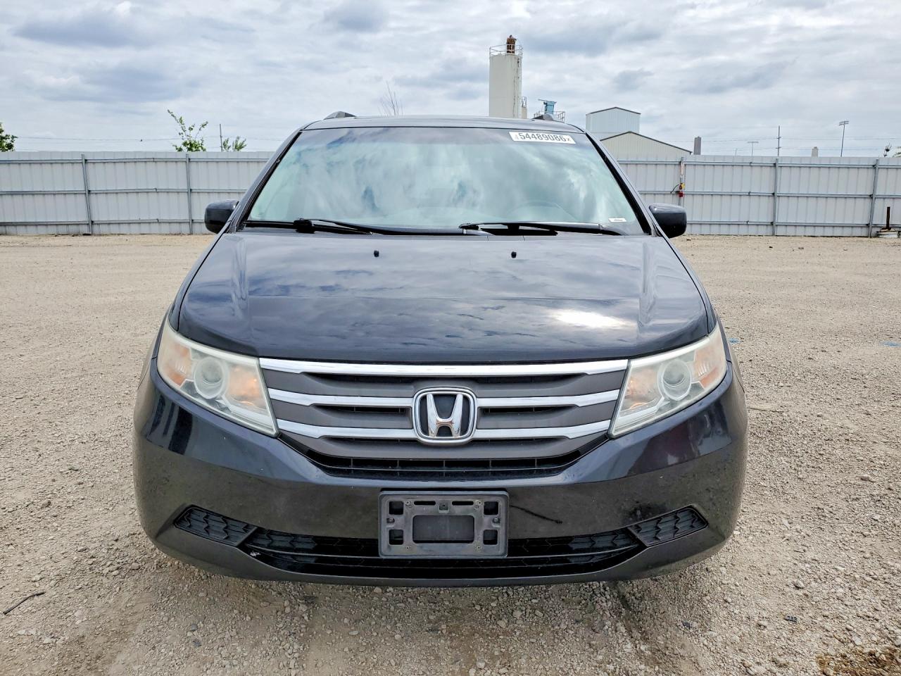 2012 Honda Odyssey Exl Black vin: 5FNRL5H63CB011293