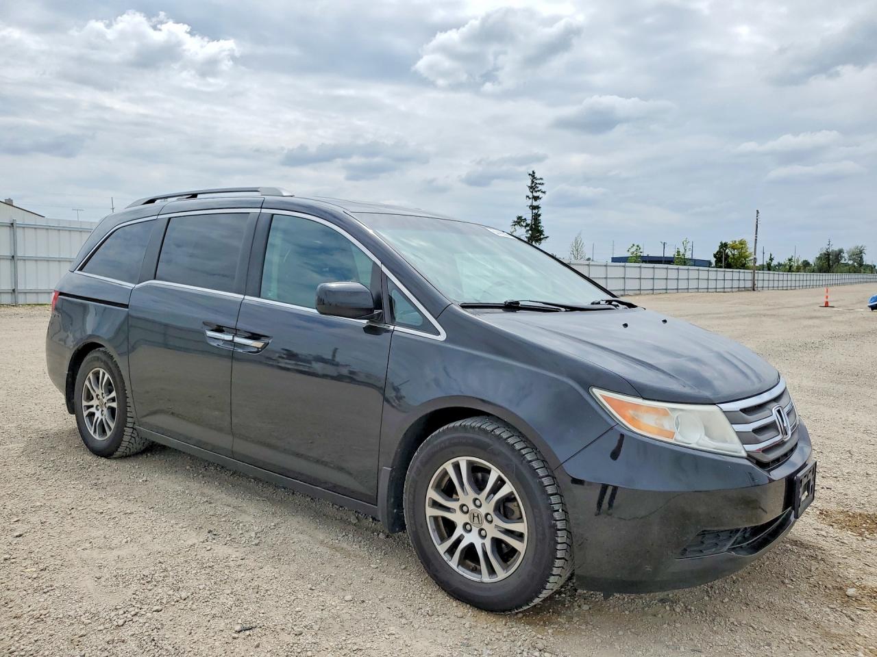 2012 Honda Odyssey Exl Black vin: 5FNRL5H63CB011293