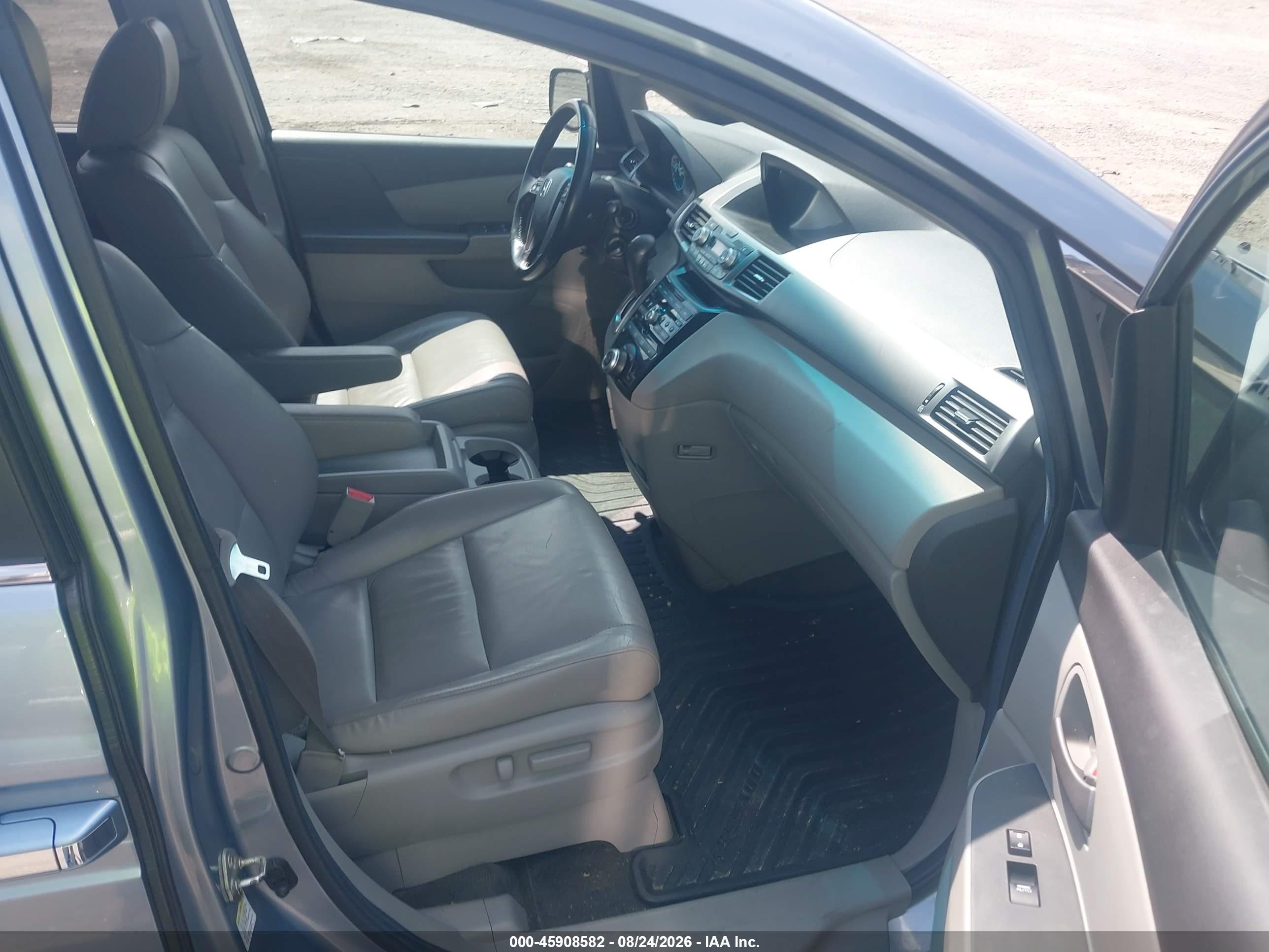 2012 Honda Odyssey Ex-l Blue vin: 5FNRL5H63CB018714