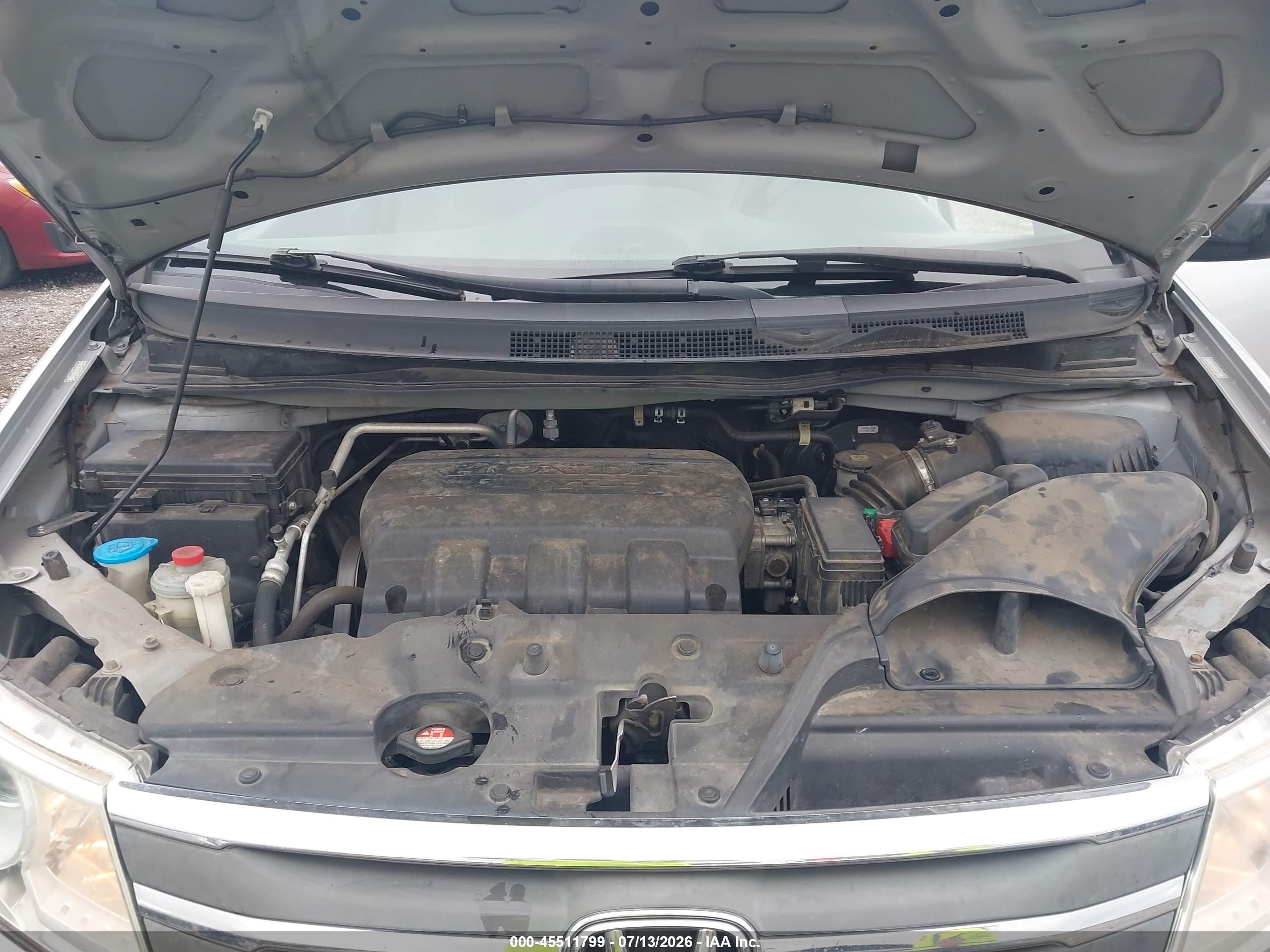 2012 Honda Odyssey Ex-l Серебряный vin: 5FNRL5H63CB031141