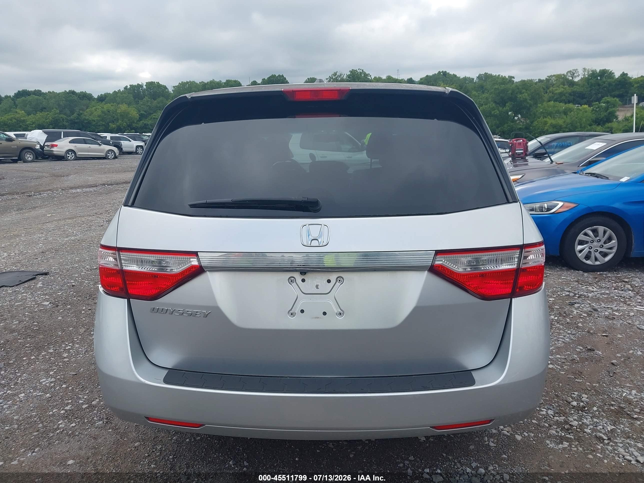 2012 Honda Odyssey Ex-l Серебряный vin: 5FNRL5H63CB031141