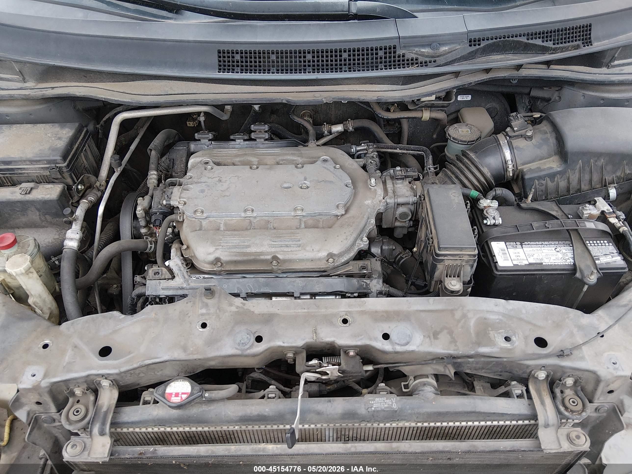 2012 Honda Odyssey Ex-l Серый vin: 5FNRL5H63CB035285