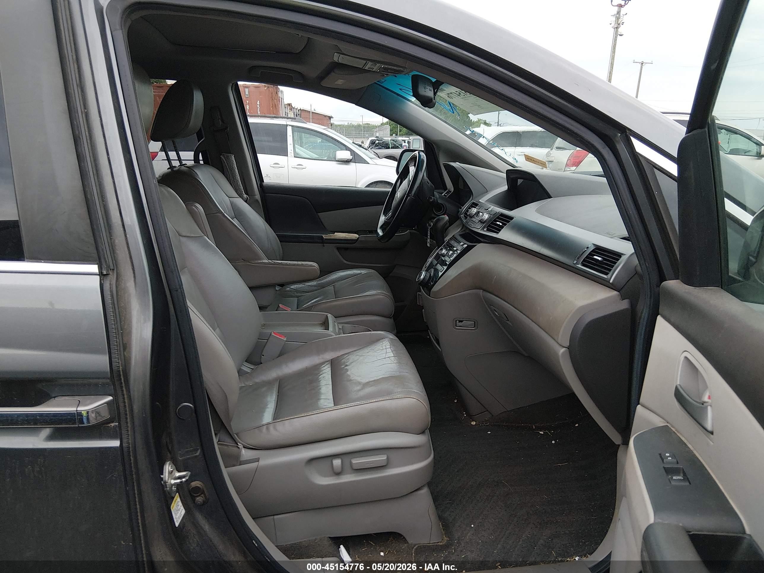 2012 Honda Odyssey Ex-l Серый vin: 5FNRL5H63CB035285