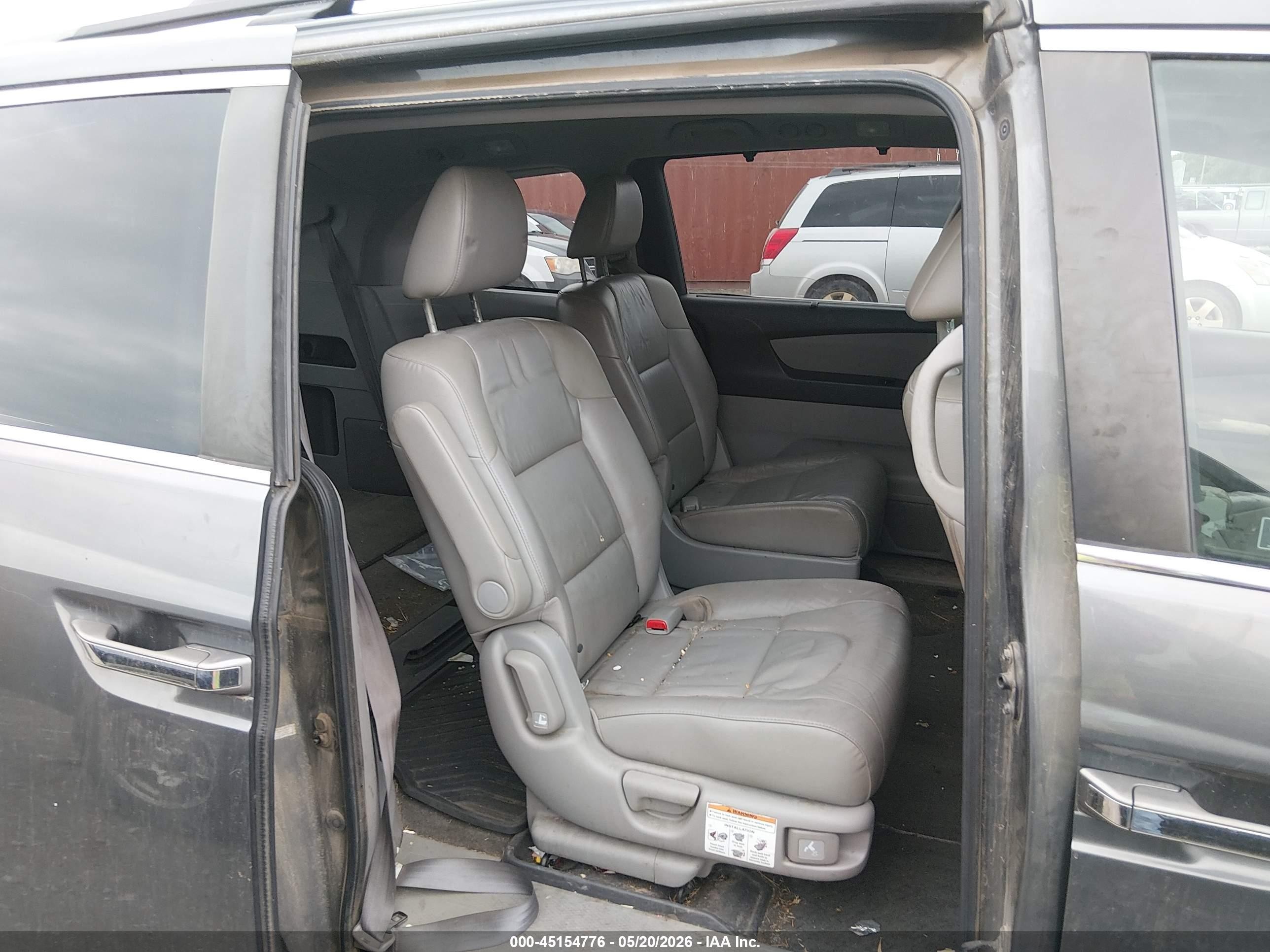 2012 Honda Odyssey Ex-l Серый vin: 5FNRL5H63CB035285
