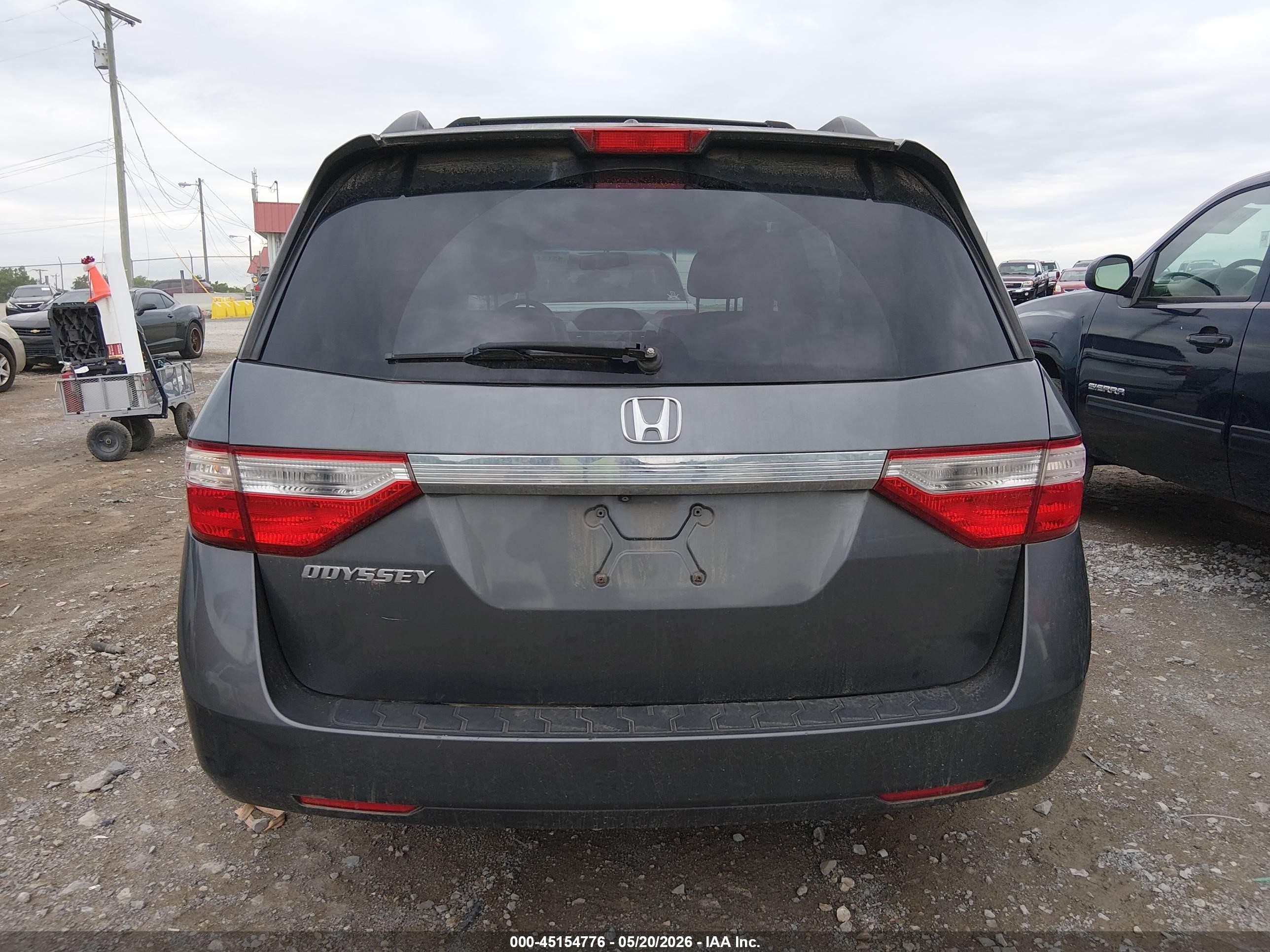 2012 Honda Odyssey Ex-l Серый vin: 5FNRL5H63CB035285